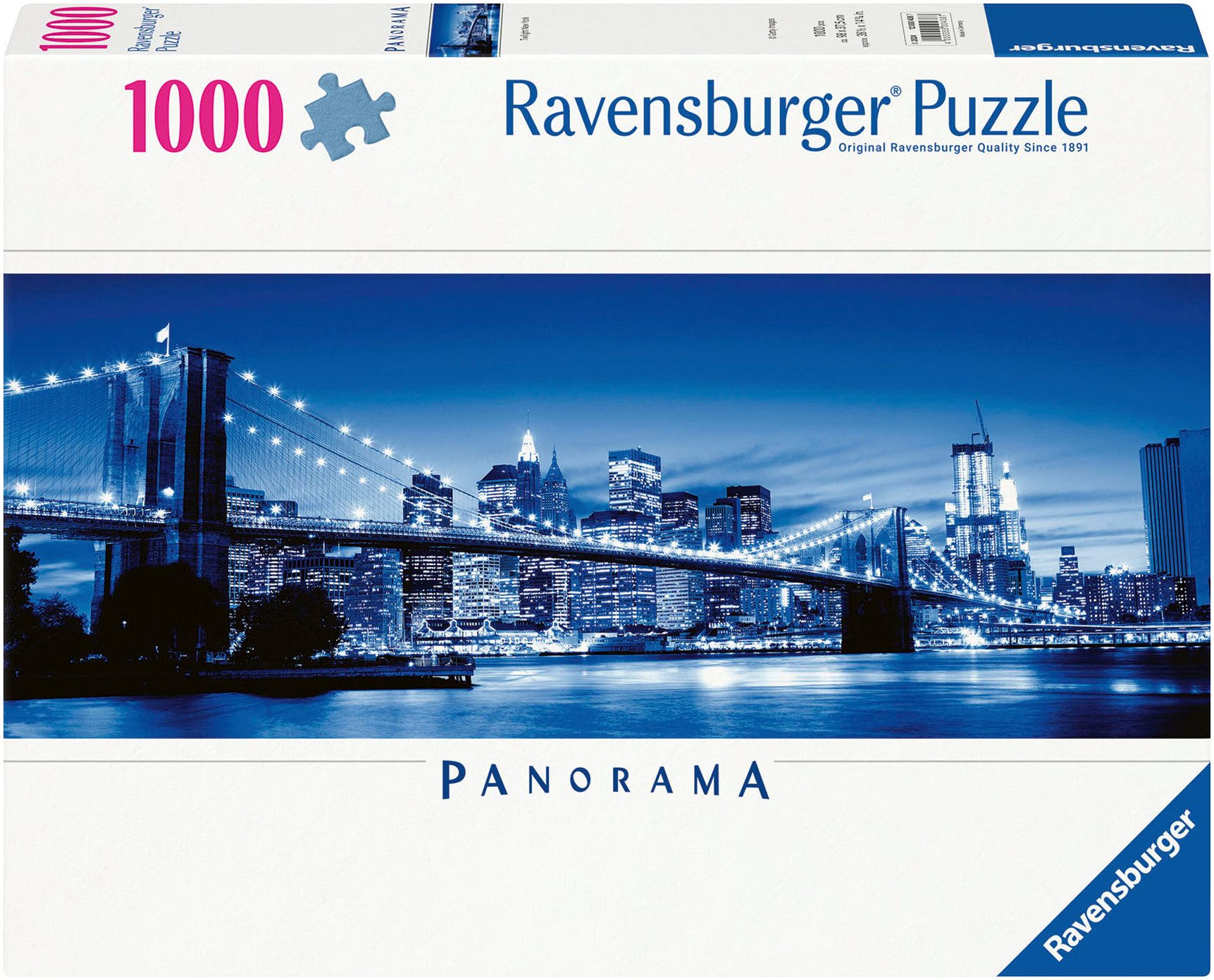 Ravensburger Puzzle Panorama, Leuchtendes New York, 1000 Puzzleteile, Made günstig online kaufen