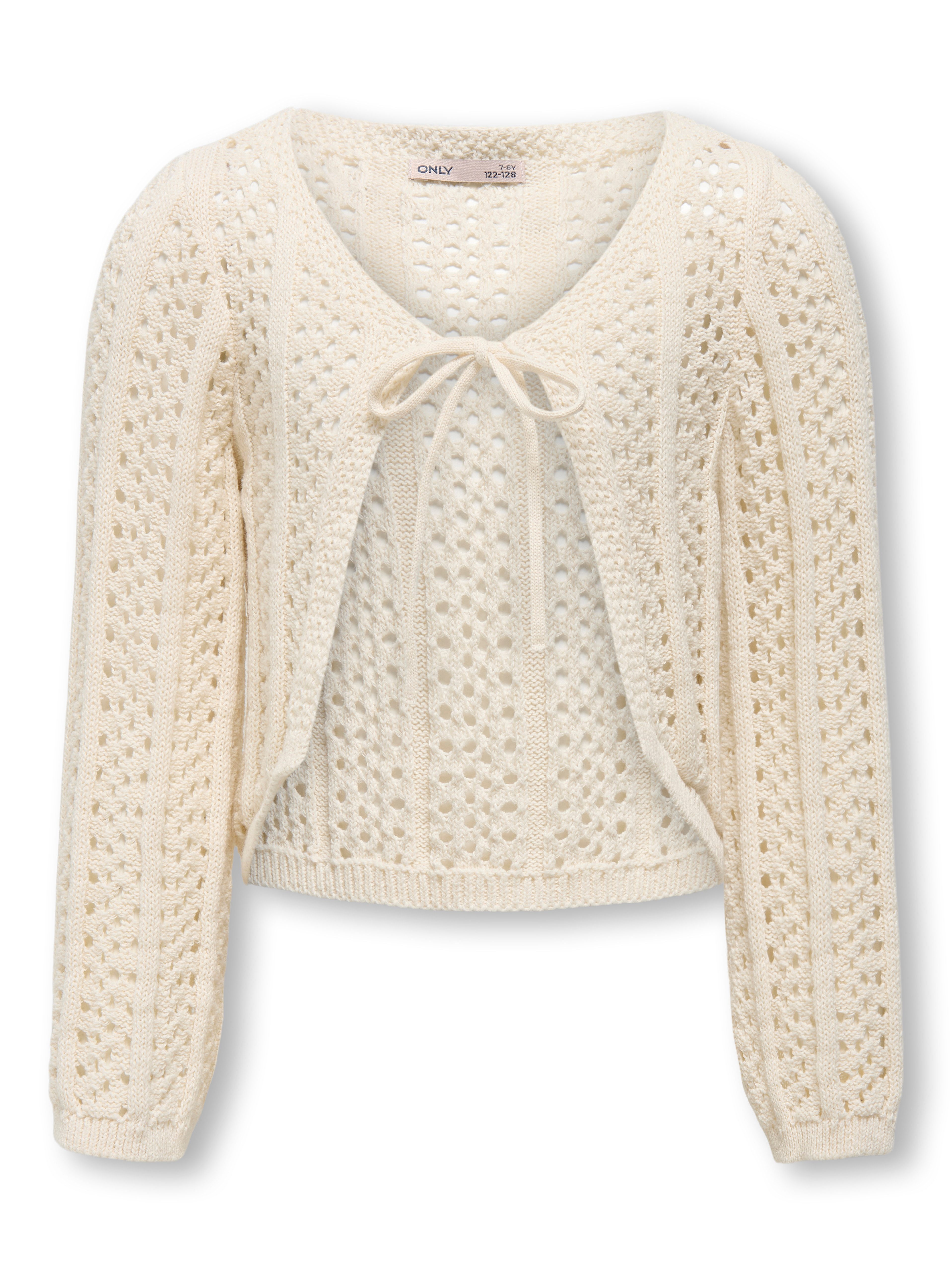 Strickjacke KOGMARINA LIFE 3/4 CROP V-NECK KNT NOOS