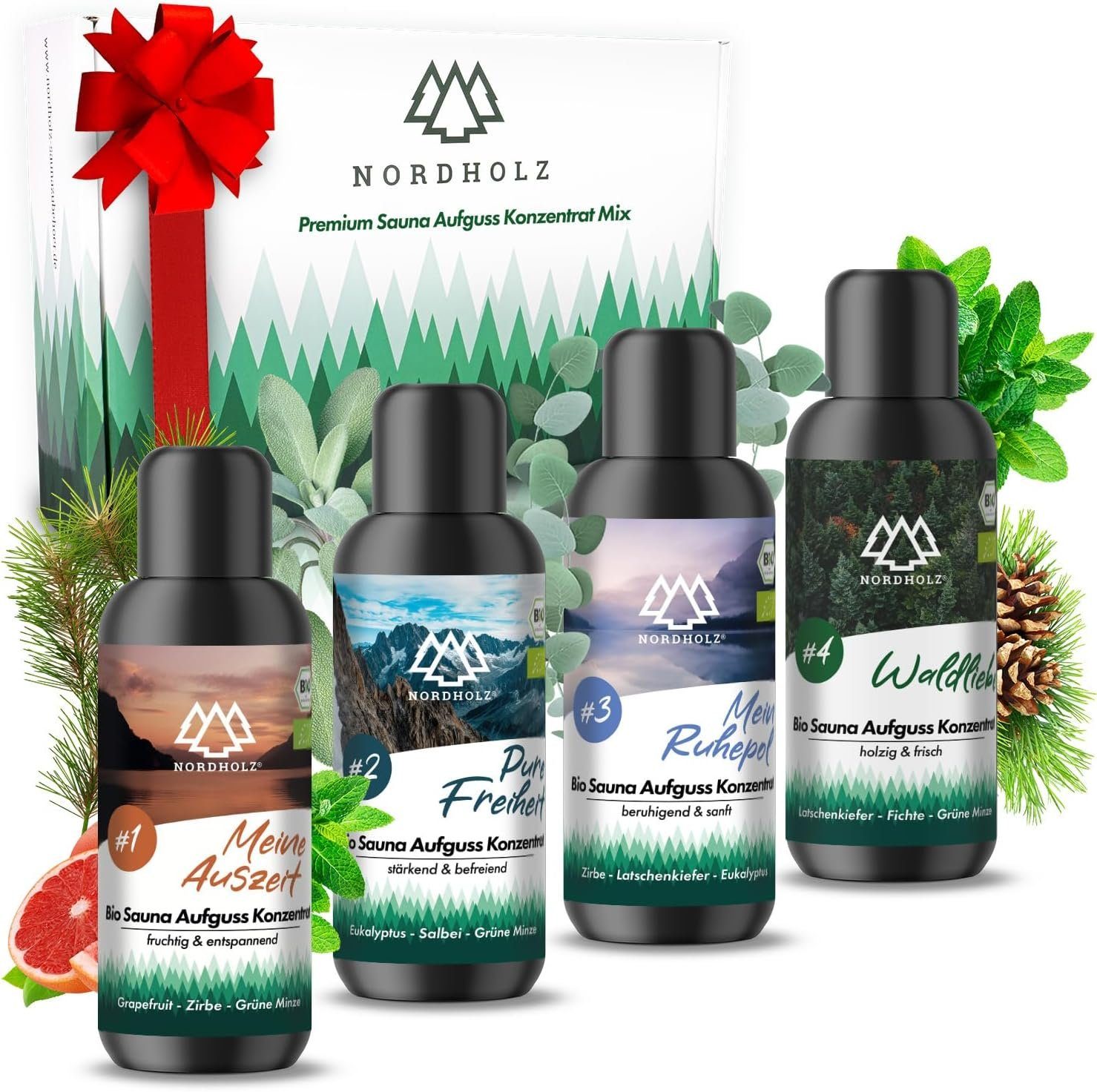 NORDHOLZ Sauna-Aufgussset Saunaaufguss Set Bio - günstig online kaufen