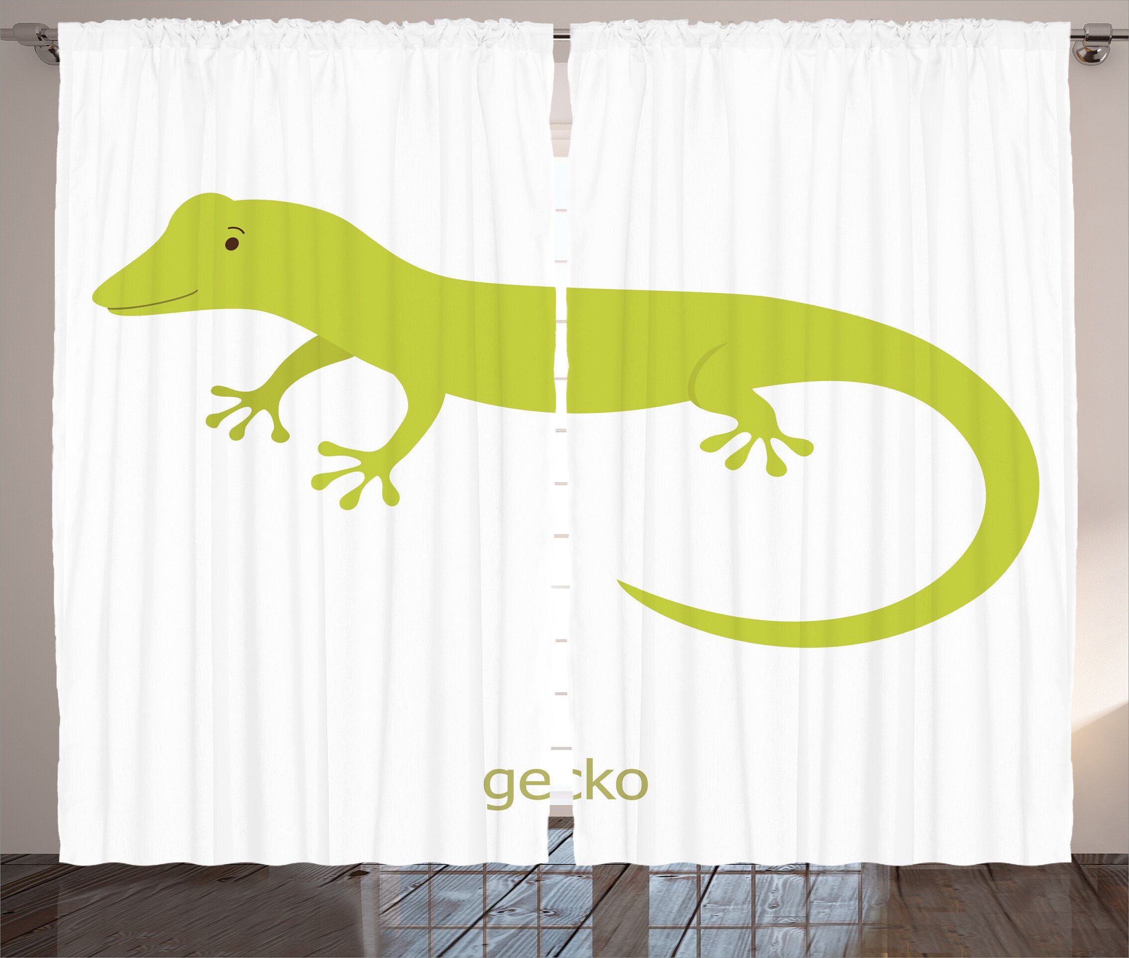 und Lizard Abakuhaus, mit Kräuselband Safari Haken, Australian Gardine Schlafzimmer Schlaufen Vorhang