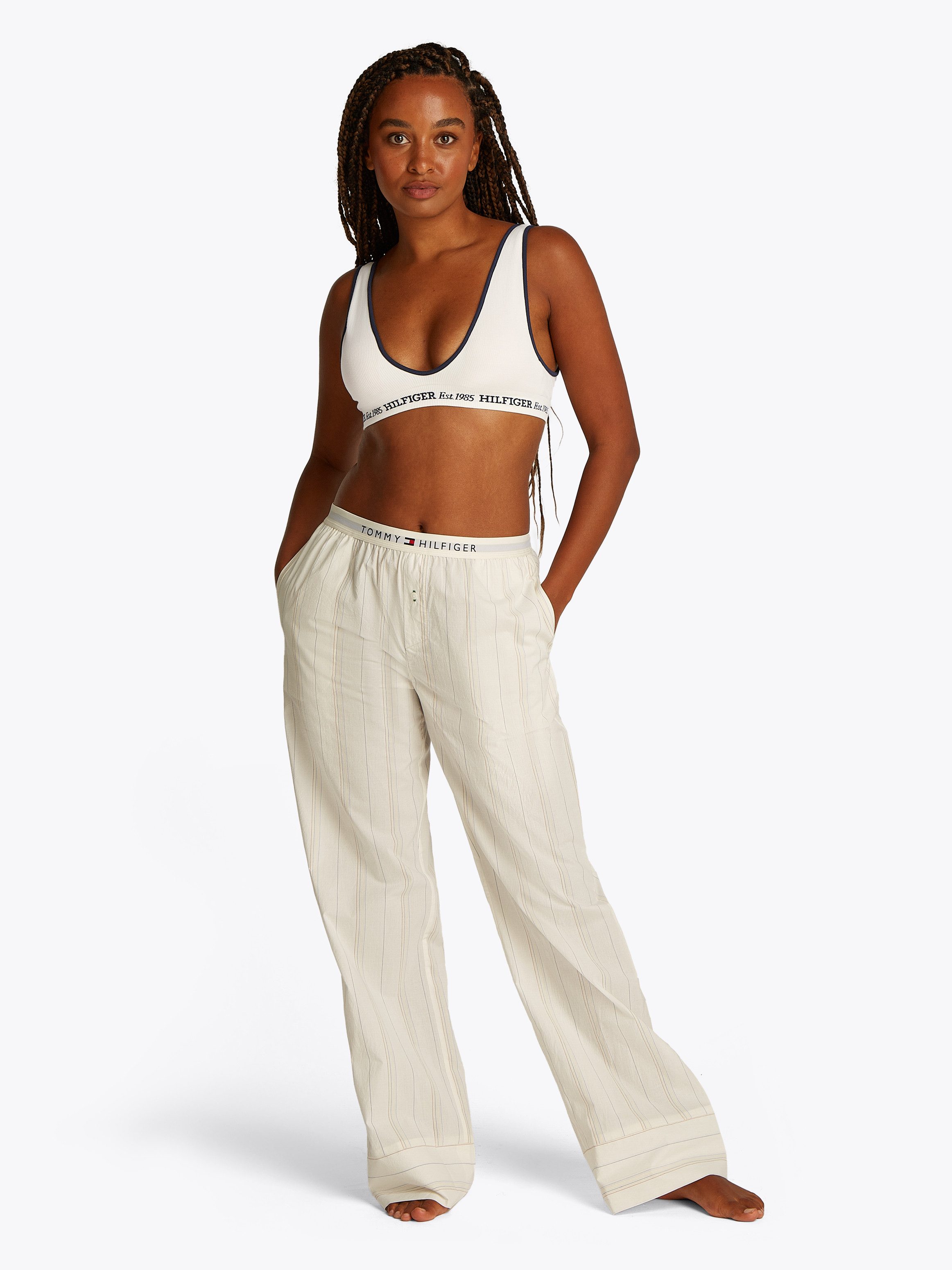 Tommy Hilfiger Underwear Triangel-BH RP TRIANGLE mit Rippenstruktur, mit Logoschriftzug