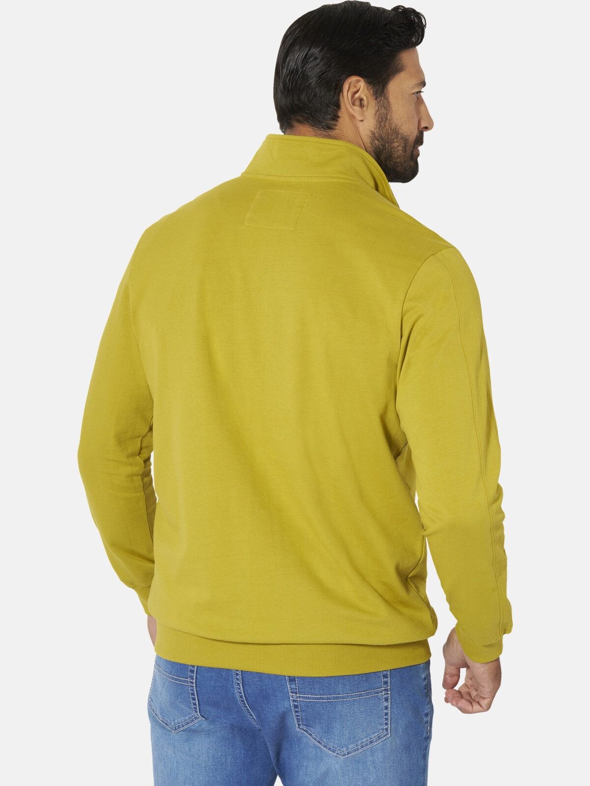 Jan Vanderstorm Sweatshirt TIVAND mit gerippter Schulterpartie