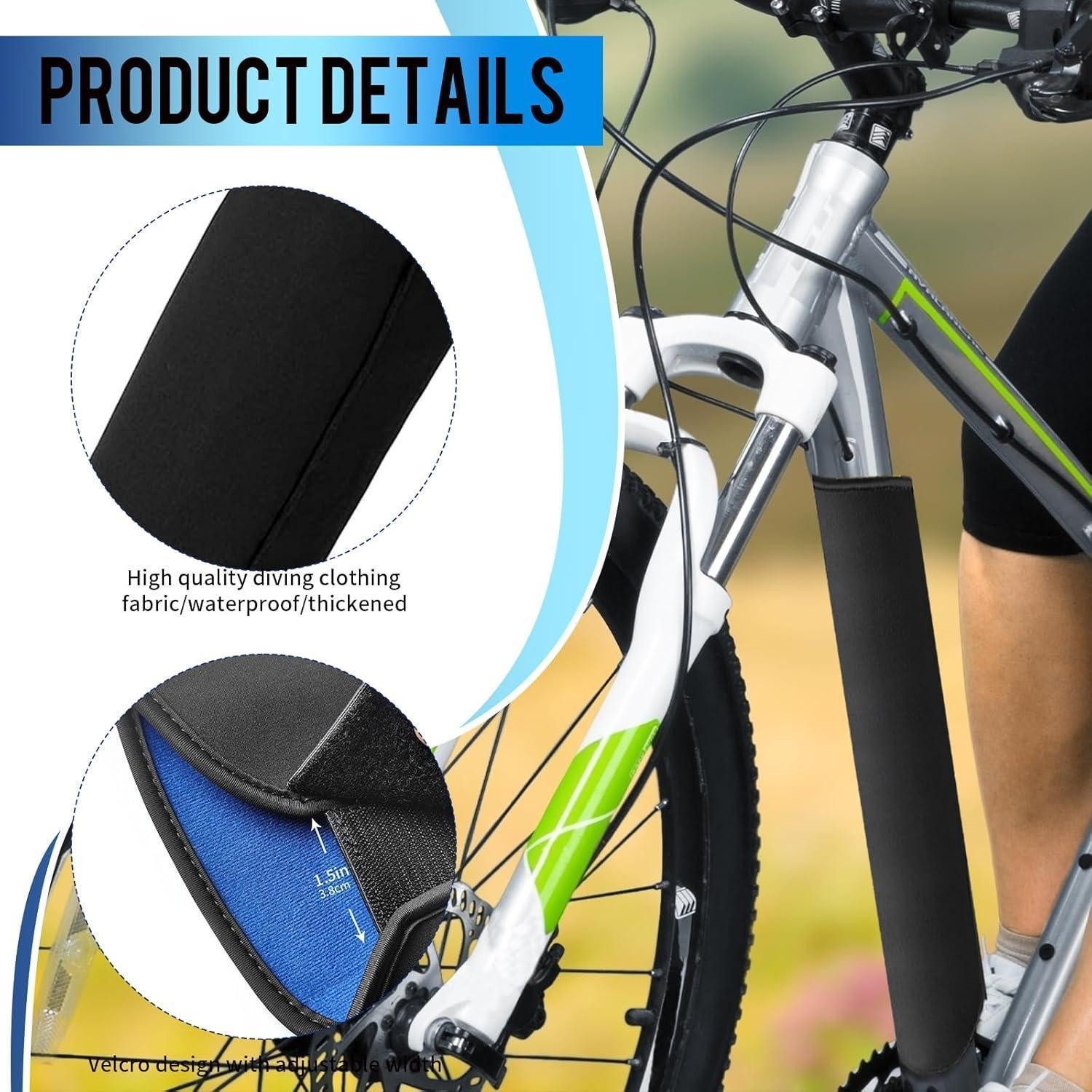 LuxusKollektion Akku-Schutzhülle E-Bike Akku Schutzhülle 2er Set Neopren wasserdicht 28-37 cm