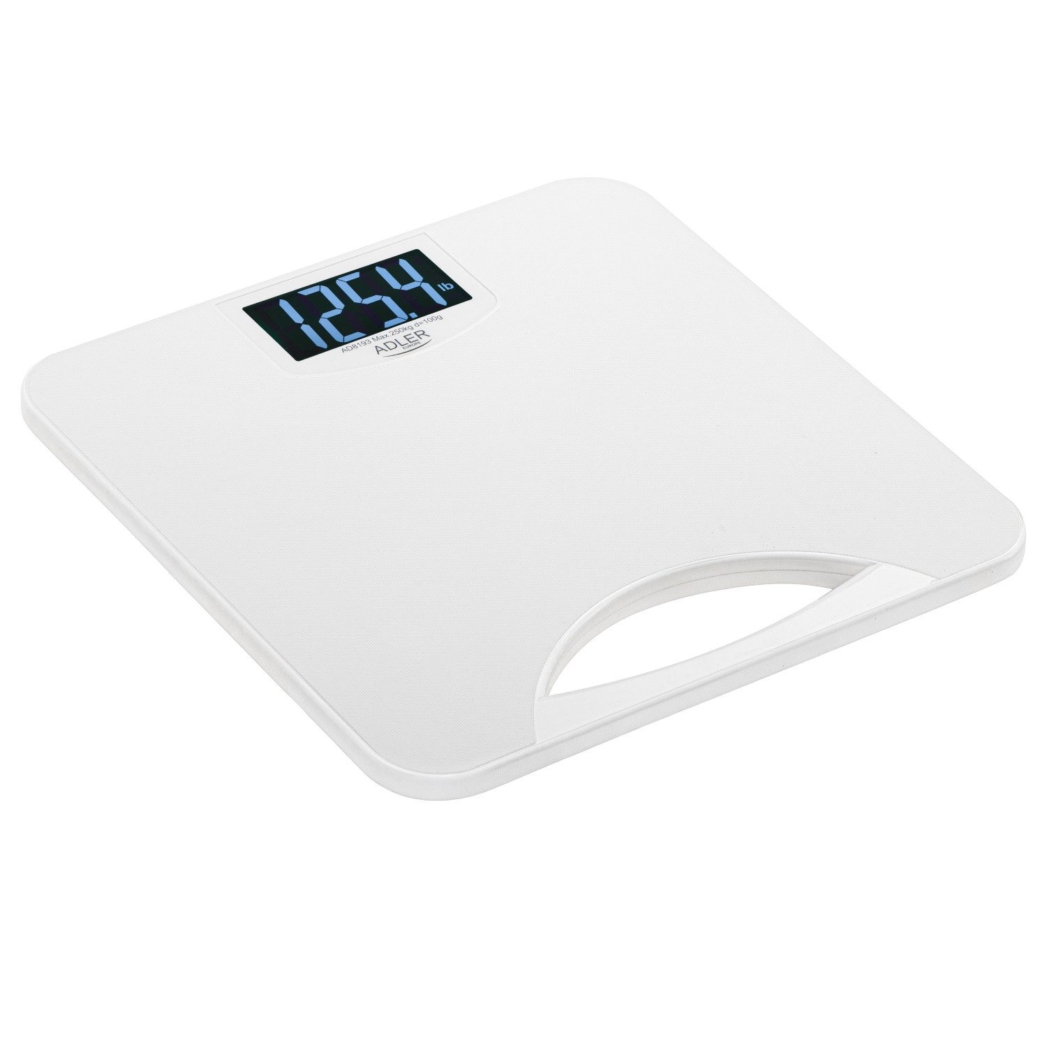 Adler Personenwaage AD 8193, 1-tlg., bis 250 kg, digital mit LCD-Display