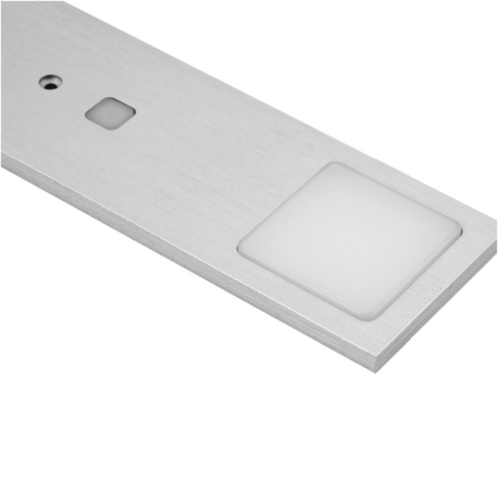 WILGOON LED Unterbauleuchte Unterbauleuchten 5W- Küchenleuchte Super dünn mit Touch-Dimmfunktion, LED fest integriert, Warmweiß, Aluminiumkörper Einbaustrahler, Vitrinenleuchten Möbelleuchte Küche