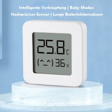 Juoungle Raumthermometer Mini-Digital-Thermometer-Hygrometer für den Innenbereich