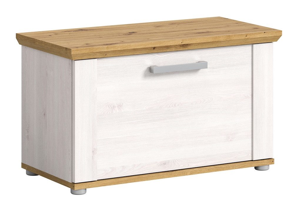 xonox.home Schuhbank Garderobenbank Sitzbank Verona, Lärche Sibiu / Eiche ohne Sitzkissen, Schuhbank 80 cm