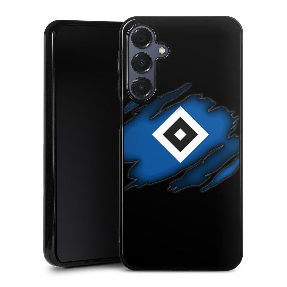 DeinDesign Handyhülle Hamburger SV HSV Offizielles Lizenzprodukt HSV Scratch, Samsung Galaxy A16 5G Silikon Hülle Bumper Case Handy Schutzhülle