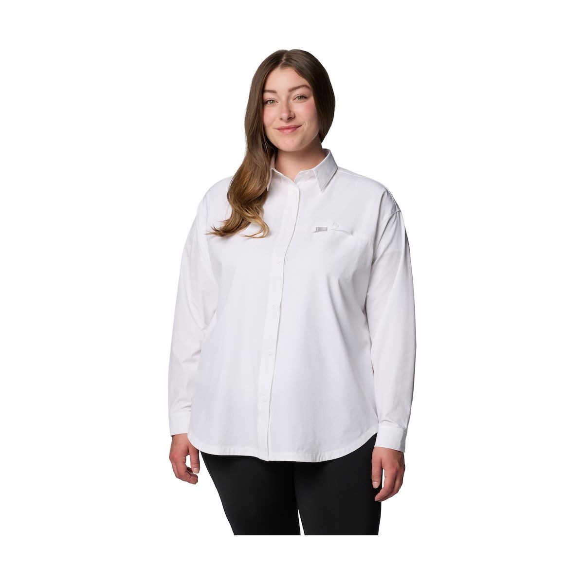 Columbia Outdoorbluse Boundless Trek Layering Long Sleeve II Stilvolles Damen-Langarmshirt mit wasserabweisender Beschichtung und