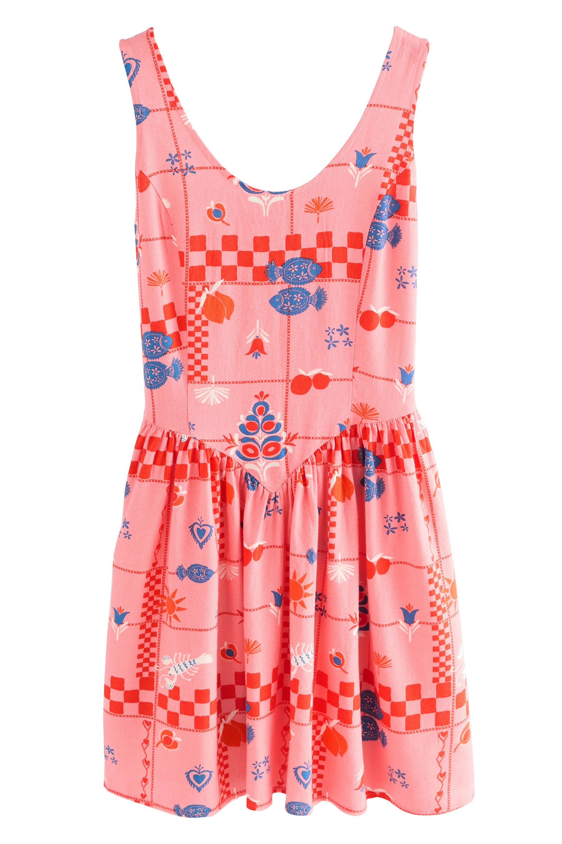 Next Minikleid Ärmelloses, tailliertes Minikleid, U-Ausschnitt günstig online kaufen