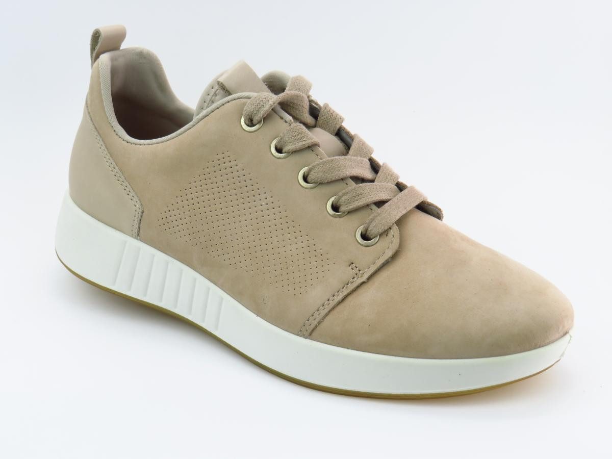 Essence Nubuk beige Schnürschuh