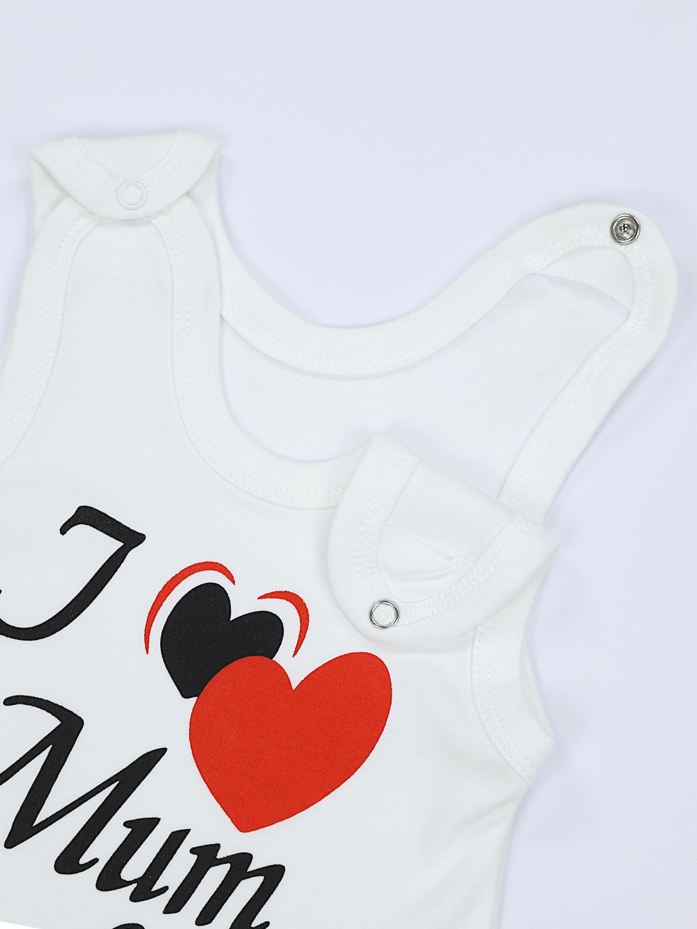 TupTam Strampler TupTam Unisex Baby Strampler Set Spruch Mamas & Papas Schatz – Bild 5 von 5