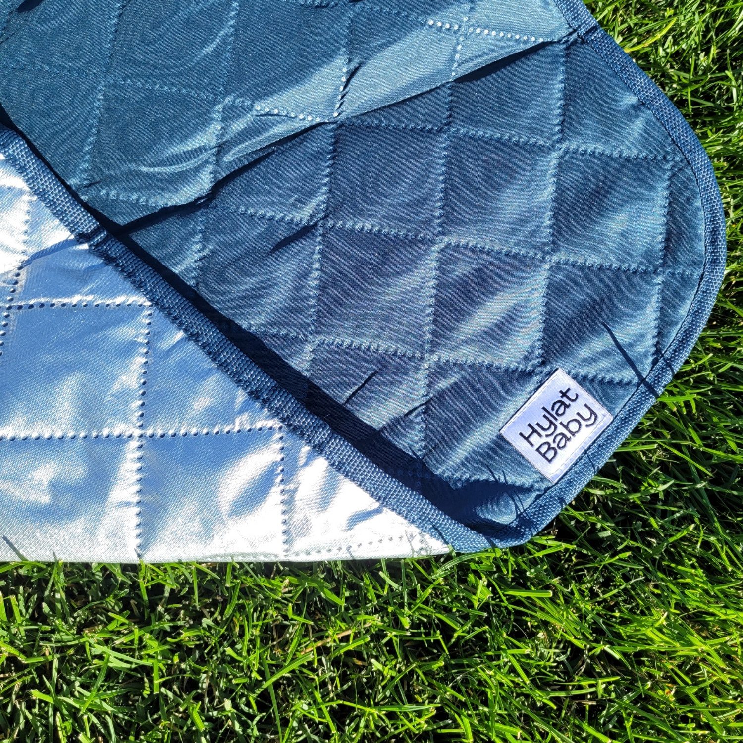 Babydecke Hylat Baby Picknickdecke - wasserabweisend - gesteppte Stranddecke, Hylat Baby, Picknickdecke - gesteppte Stranddecke- wasserabweisend - Dunkelblau