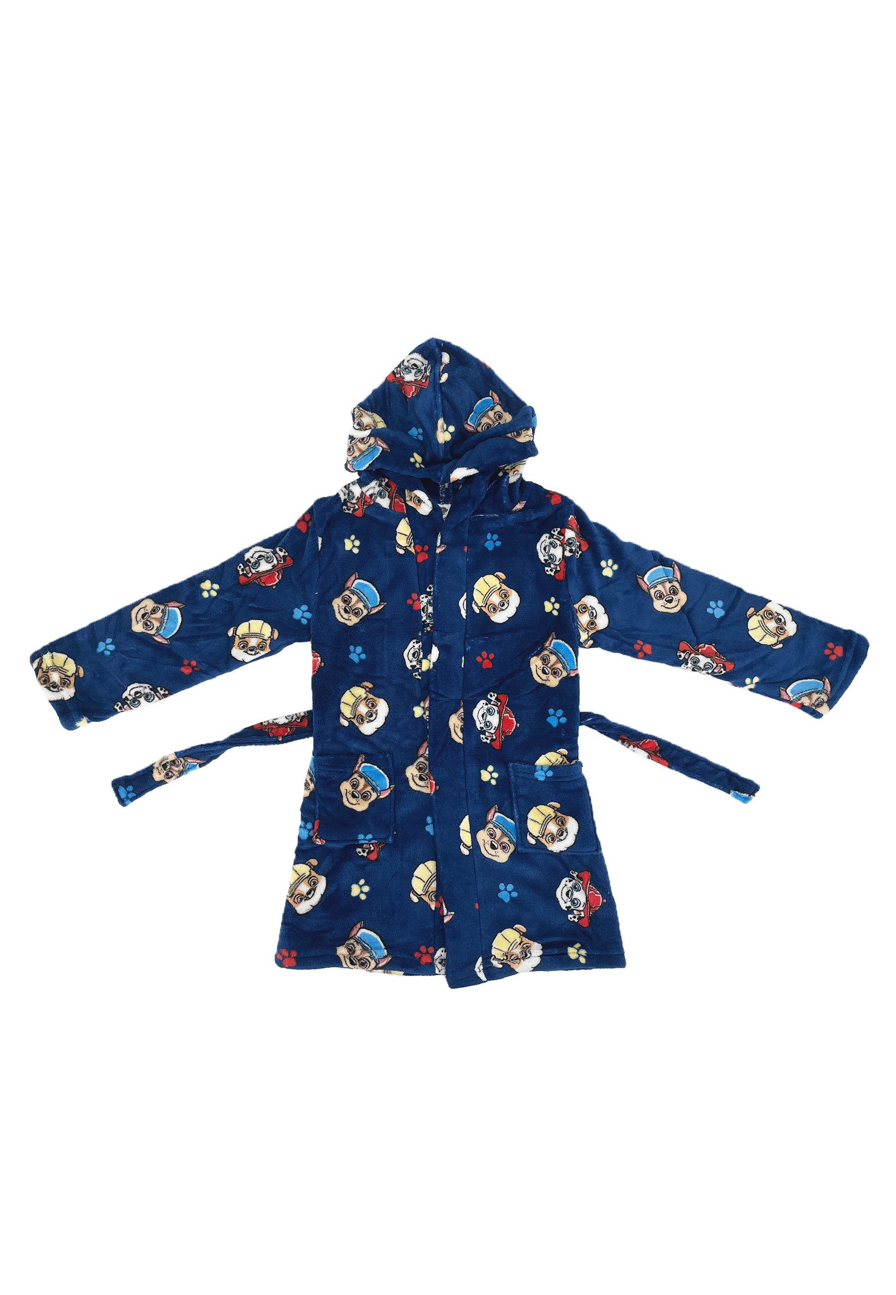 PAW PATROL Kinderbademantel Chase Marshall Jungen Bademantel