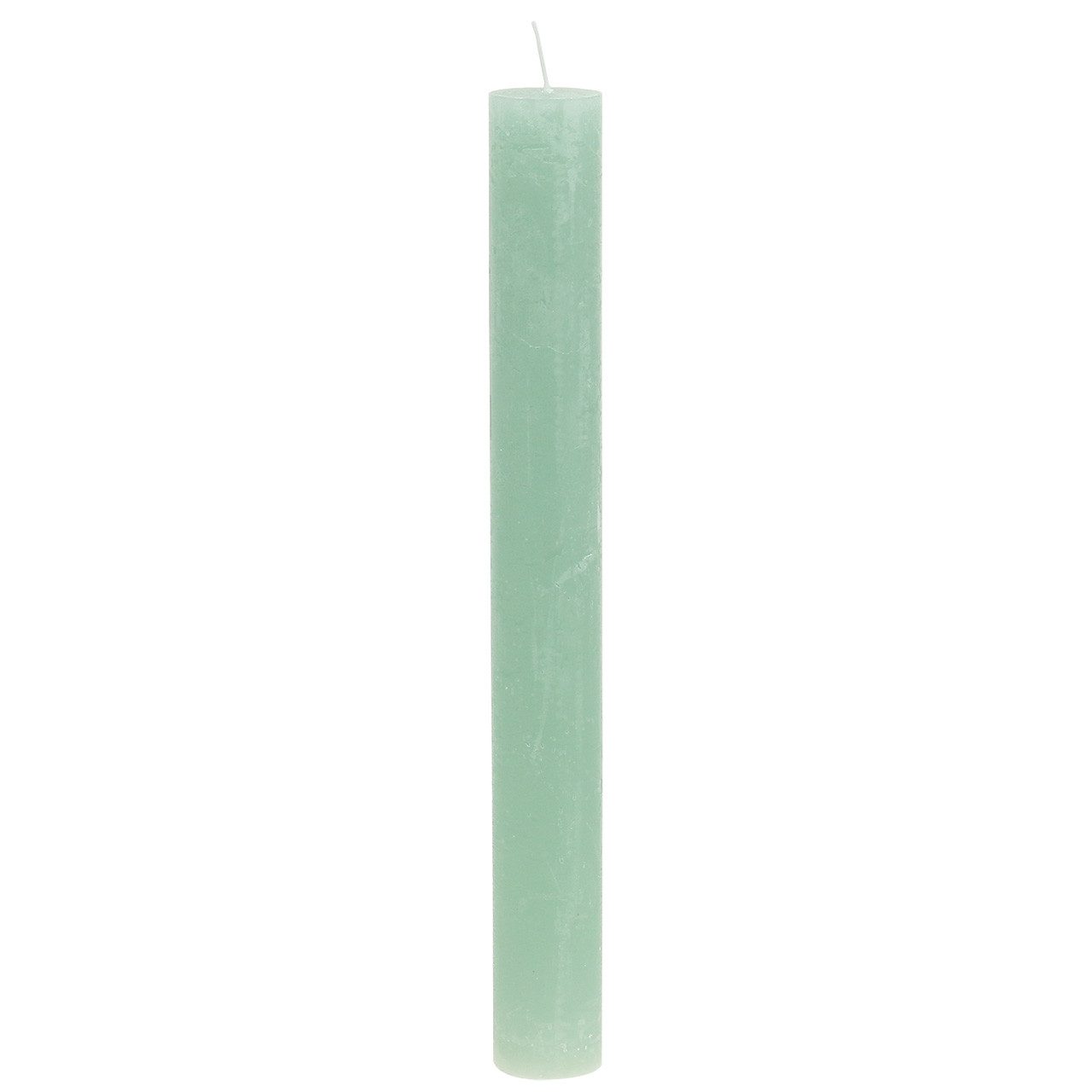 Florists Products Spitzkerze Stabkerzen durchgefärbt Hellgrün 34mm x 300mm 4er Set Premium, 4 Stück