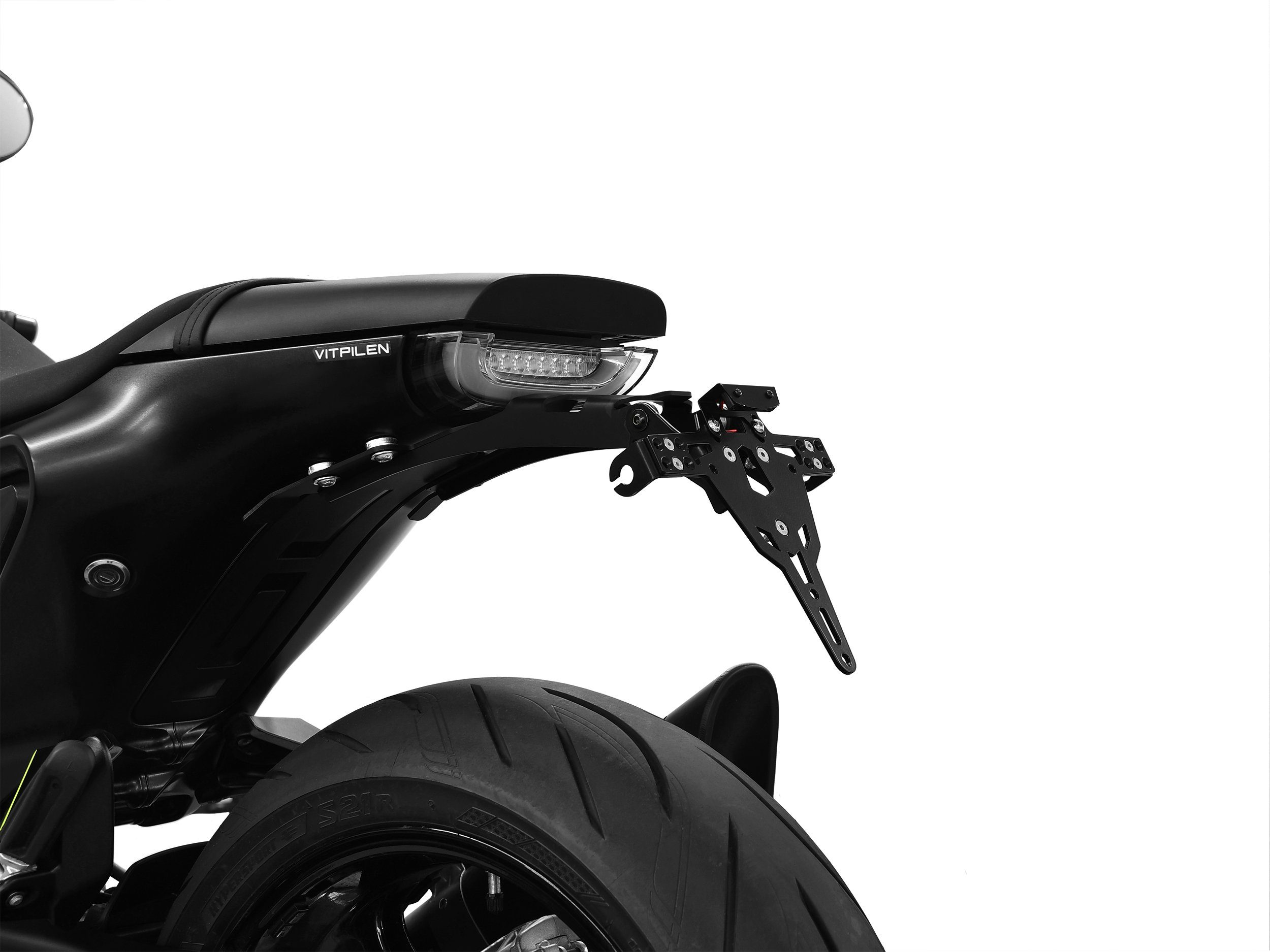 ZIEGER Kennzeichenhalter Pro Kennzeichenhalter kompatibel mit Husqvarna 701 Vitpilen ab BJ 2018