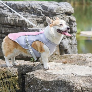 Rnemitery Hundejacke Hundekühlweste Verstellbar Atmungsaktives Mesh Hundejacke