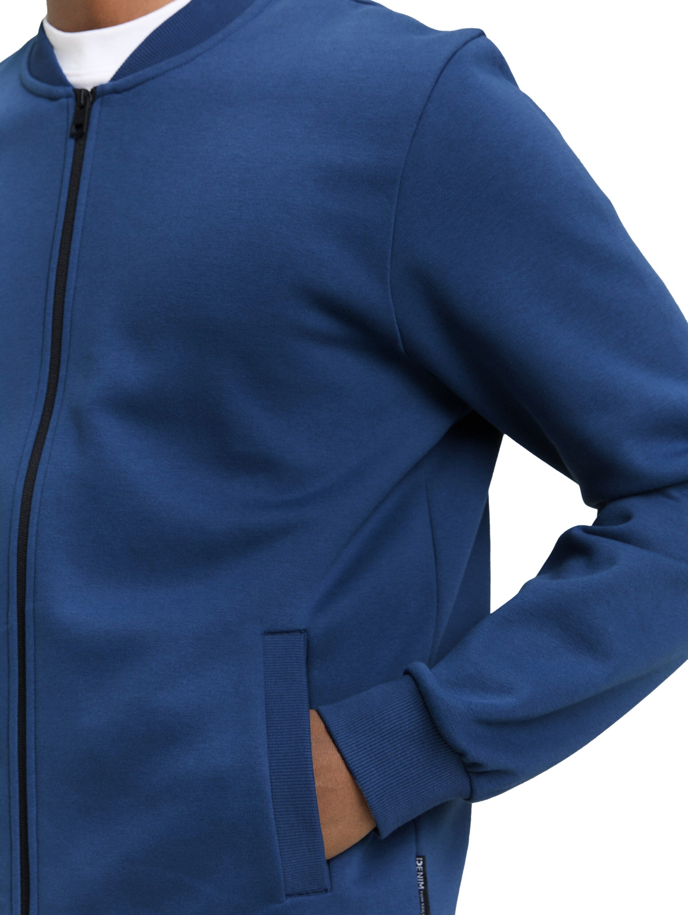 TOM TAILOR Denim Sweatshirt mit Rippbündchen