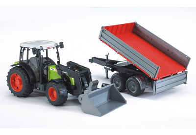 Bruder® Spielzeug-Traktor »Claas Nectis 267 F mit Frontlader und Bordwandanhänger«, Made in Germany
