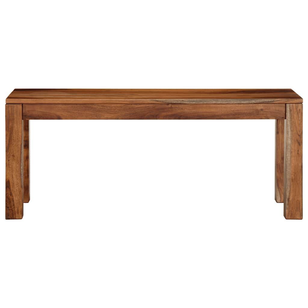 vidaXL Sitzbank Bank 110 cm Massivholz