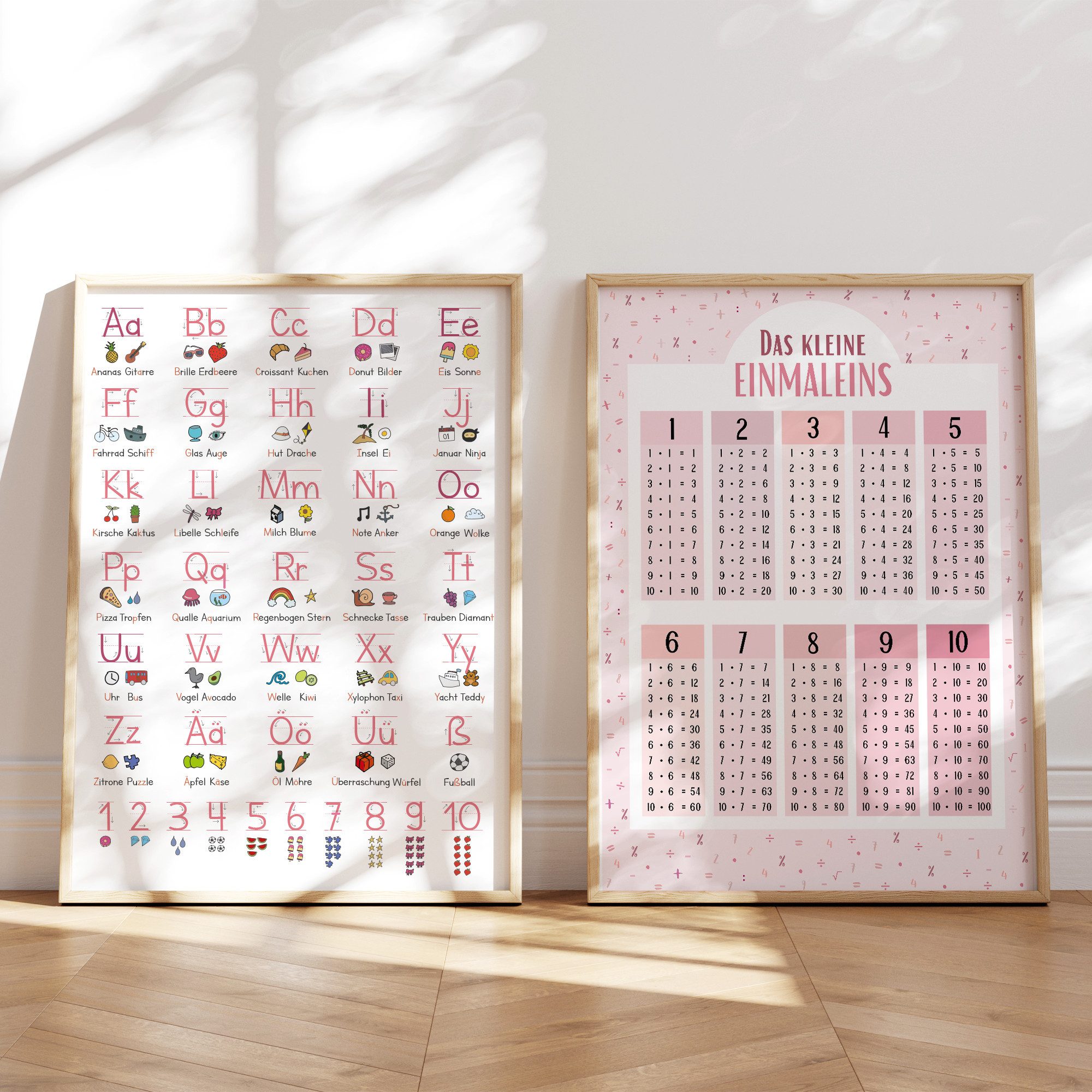 MeinBaby123® Poster 1x1, Einmaleins Trainer, Lernposter günstig online kaufen