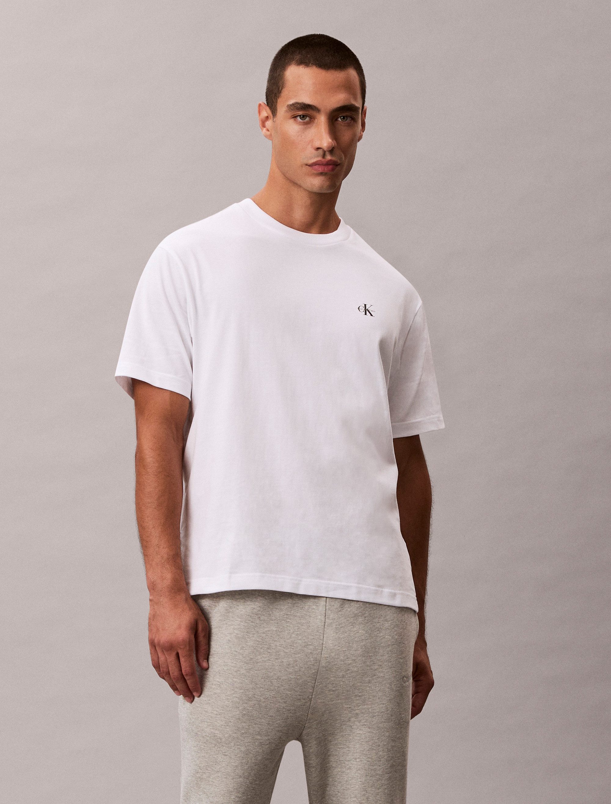 Calvin Klein Jeans T-Shirt 2 PACK UNISEX TEE (Packung, 2er-Pack) mit Rundha günstig online kaufen