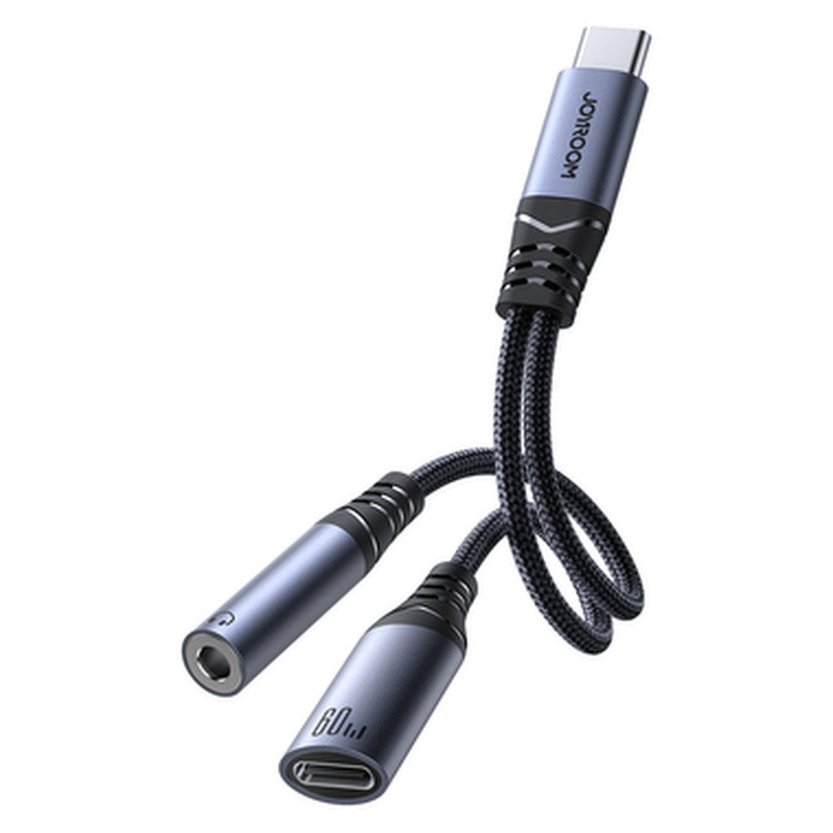 JOYROOM Joyroom SY-C02 2in1 DAC Adapter USB-C auf USB-C 3,5 mm KFZ-Adapter