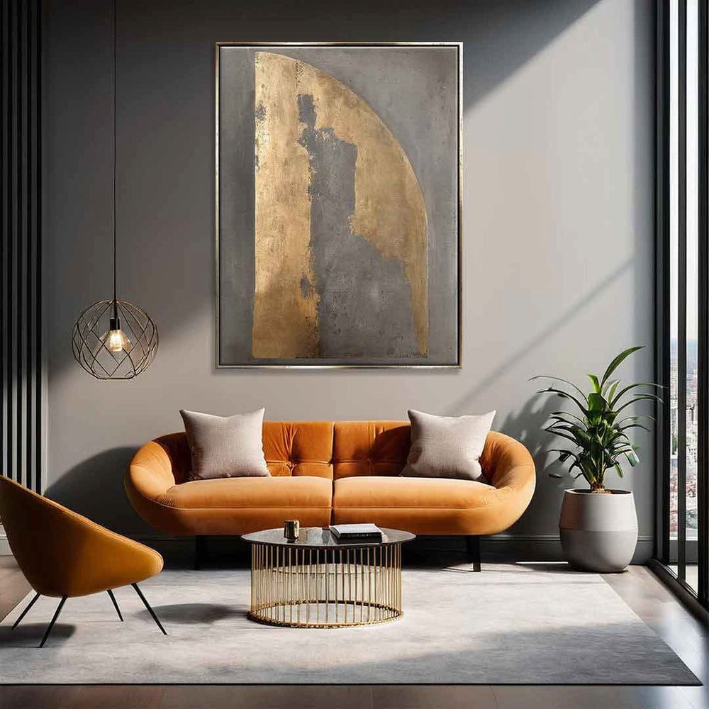DOTCOMCANVAS® Leinwandbild Receding History, Leinwandbild receding history abstrakt Kunstdruck Wandbild