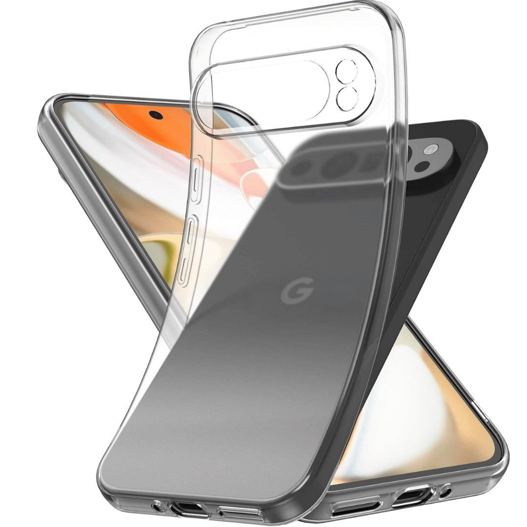 SmartUP Smartphone-Hülle für Google Pixel 9 Pro XL Schutz Slim Cover Case Bumper Silikon 6,8 Zoll, Silikon Schutzhülle mit Kameraschutz