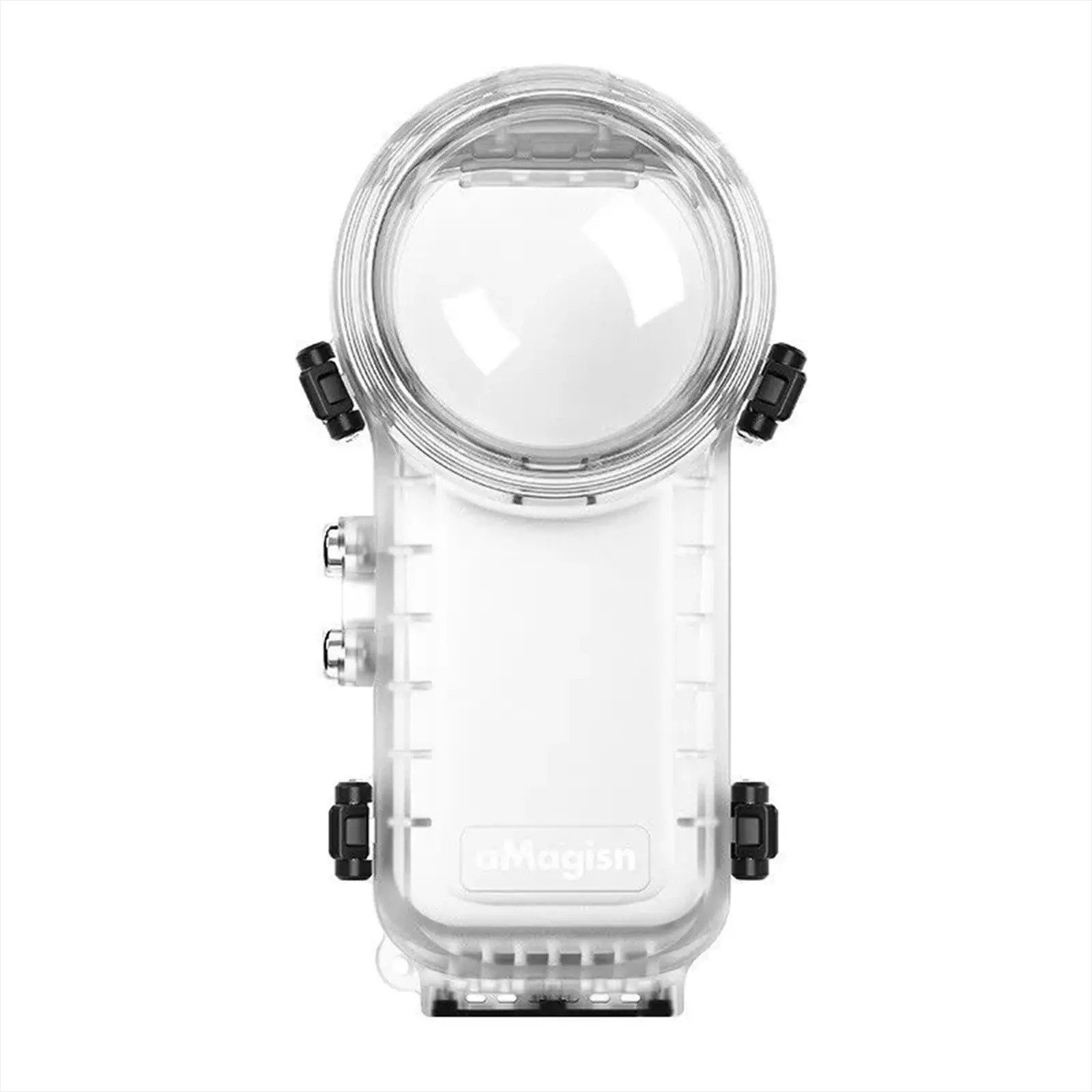 aMagisn Unterwassergehäuse Unsichtbares Tauchgehäuse für Insta360X4 Wasserdicht Schnellverschluss