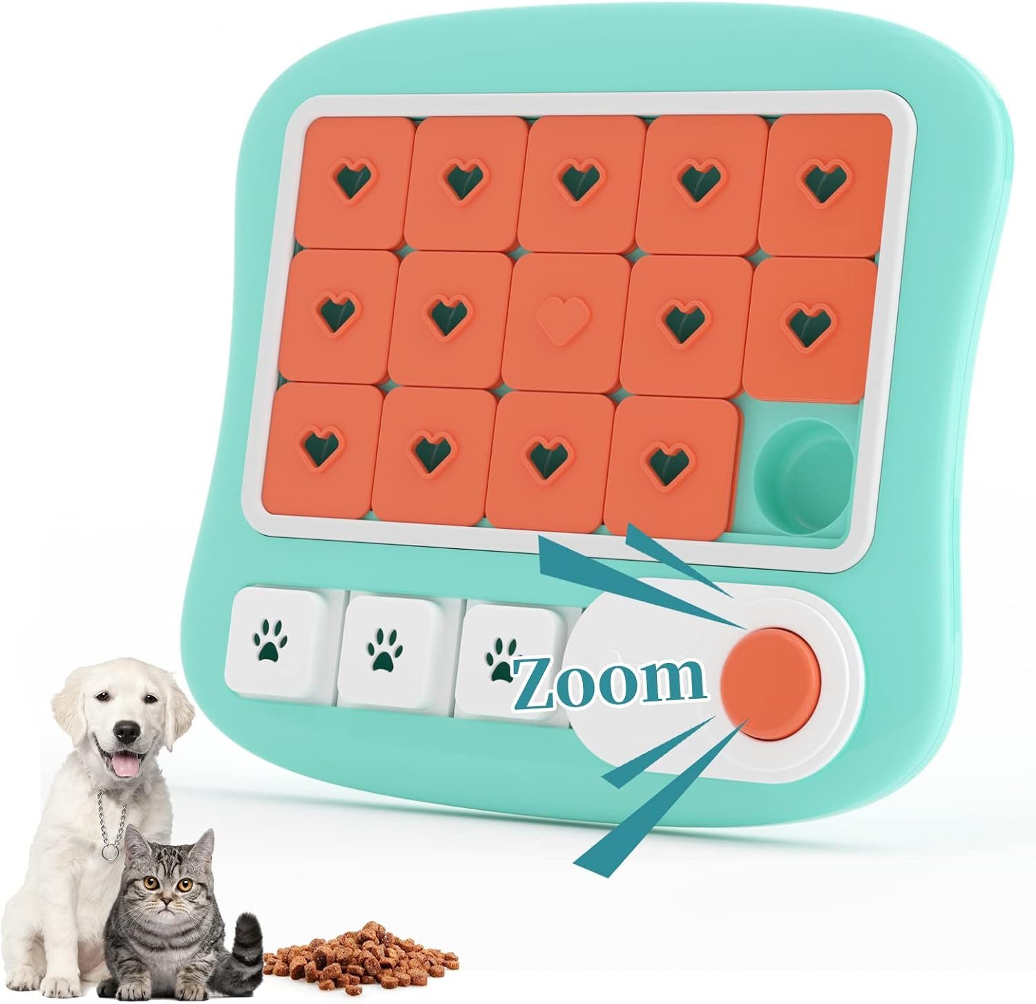 FELIXLEO Tier-Intelligenzspielzeug Hunde Puzzle Spielzeug mit Leckerli IQ Traini