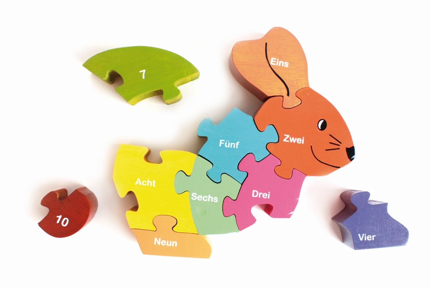 El Puente Puzzle Puzzle "Hase", Handmade, Puzzleteile, Handmade