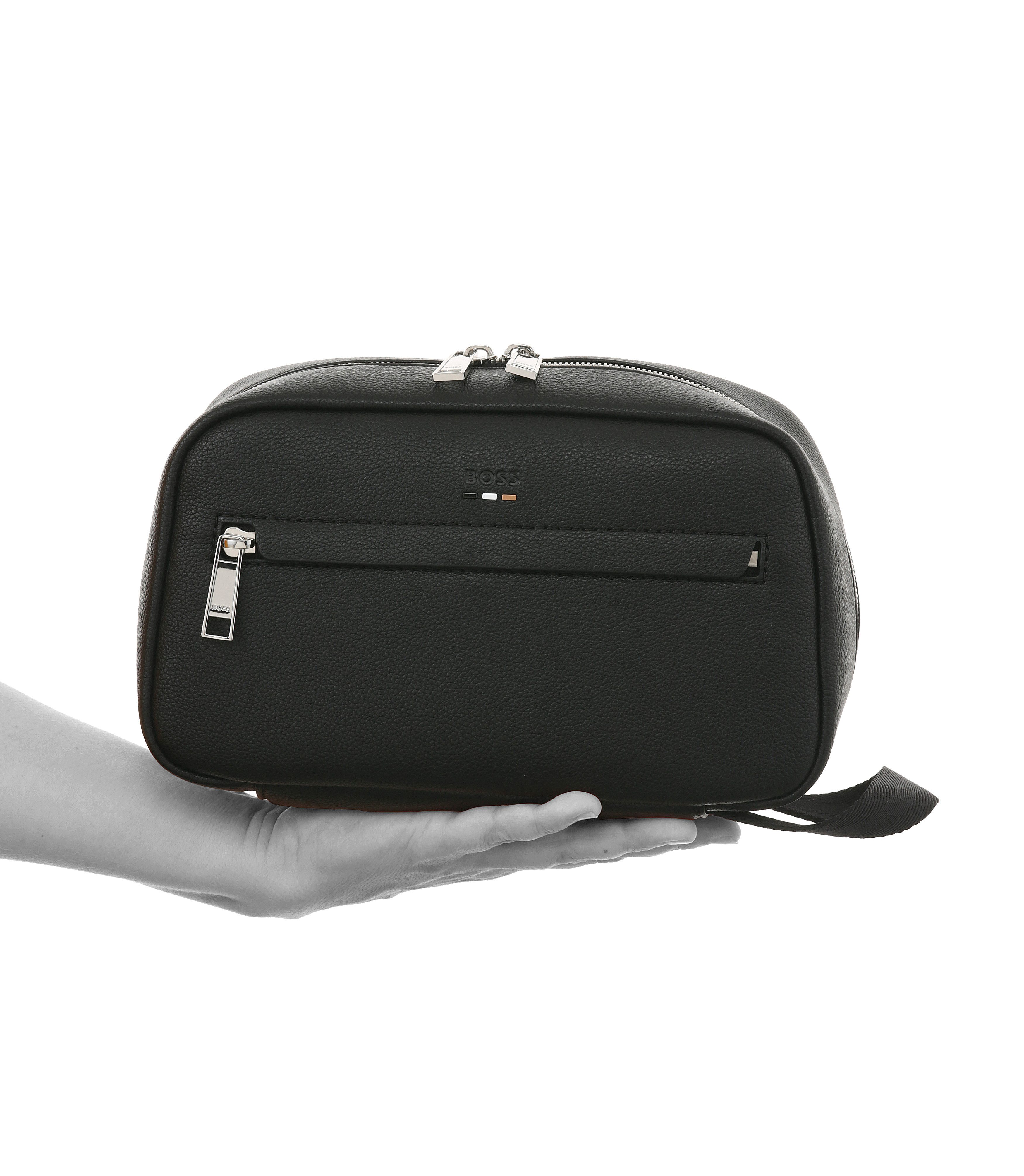 BOSS Kulturbeutel, Unisex Minibag, Hygienebeutel, Kosmetiktasche mit Tragegriff