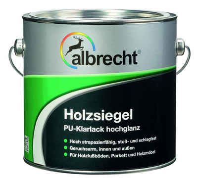 Albrecht Holzschutzlasur Albrecht Holzsiegel PU 2,5 L farblos glänzend