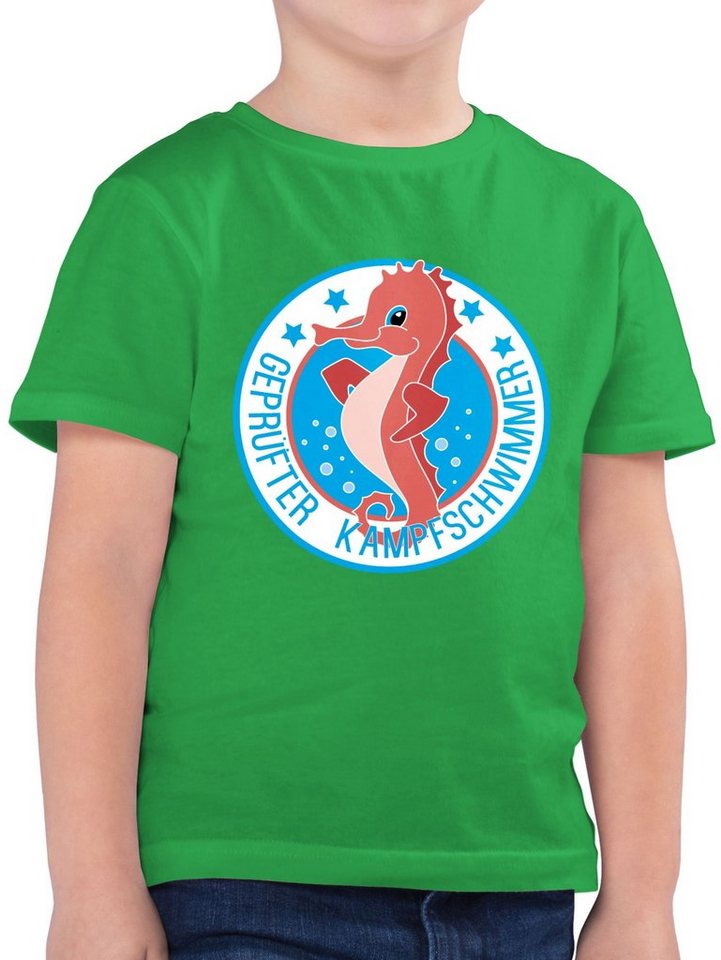 Shirtracer T-Shirt Seepferdchen Schwimmer (1-tlg) Kinder Sport Kleidung