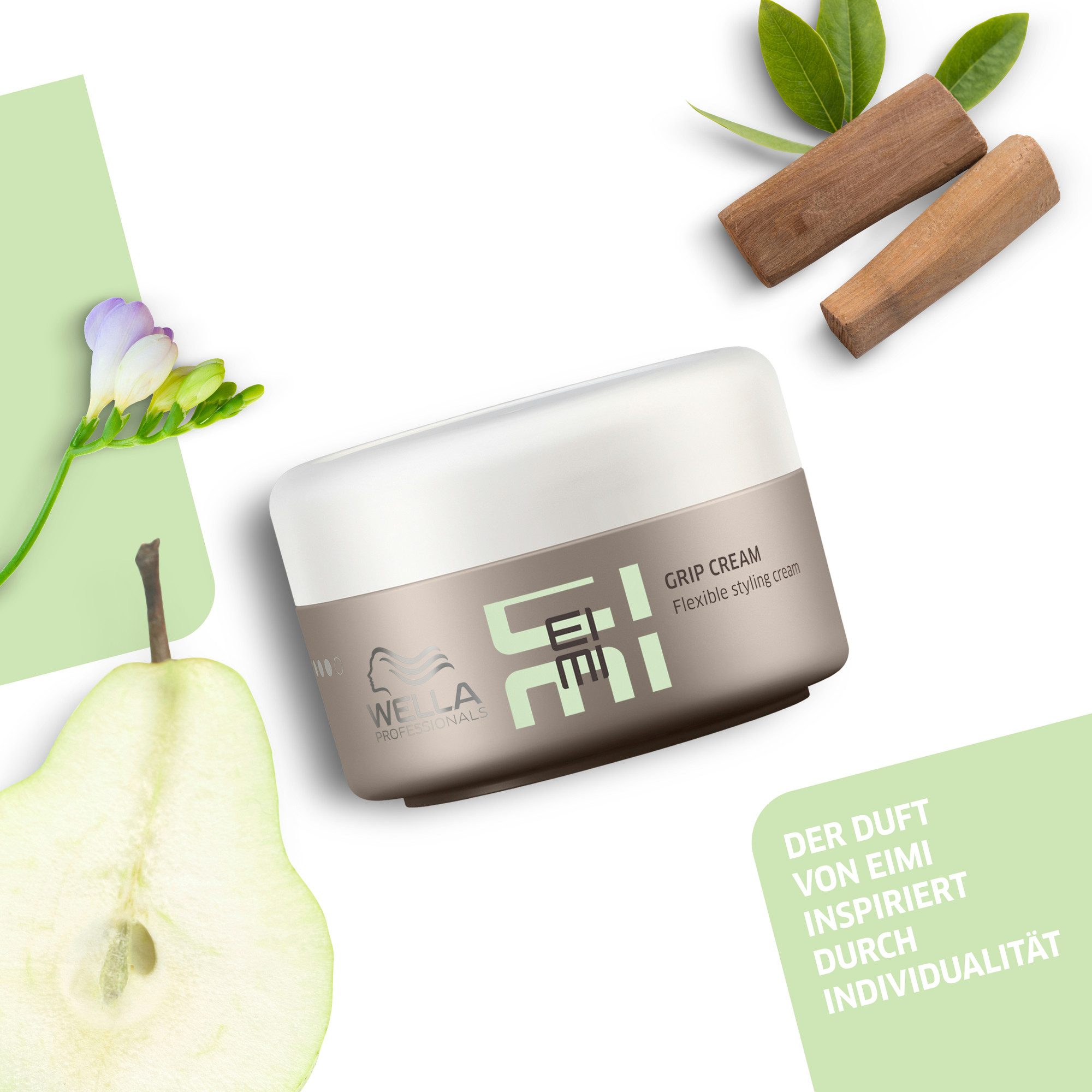 Wella Professionals Styling-Creme EIMI GRIP CREAM, leicht modellierbar, starker Halt, flexibel, nicht klebend