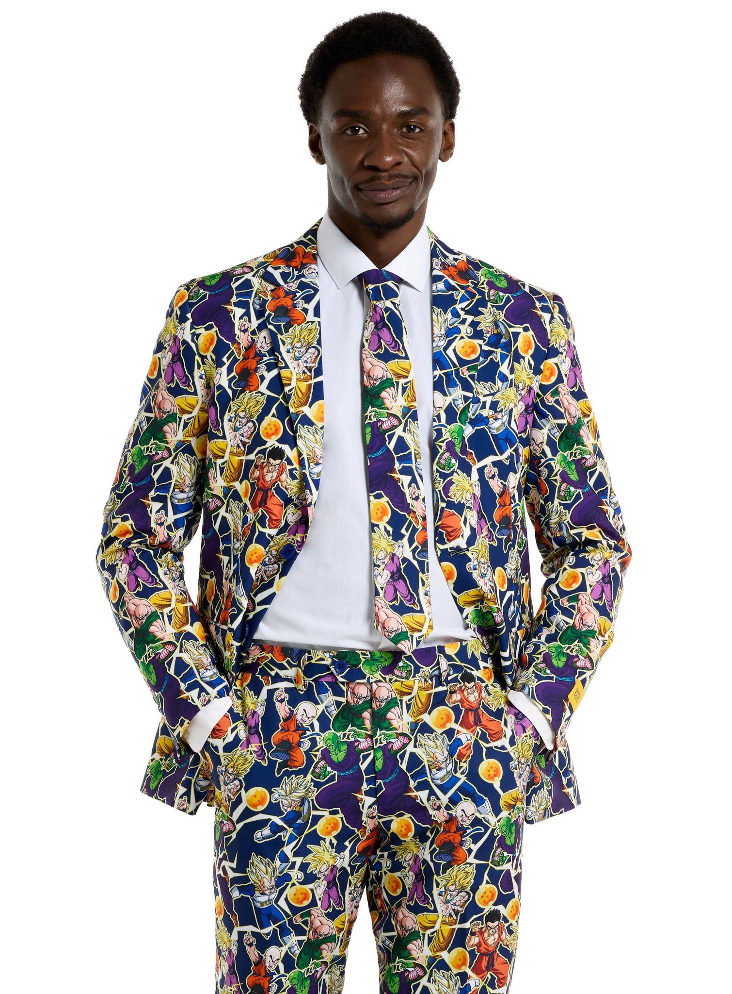 Opposuits Partyanzug Dragon Ball Z Anzug, Der epische Kampf zwischen ... elegant und knallbunt!
