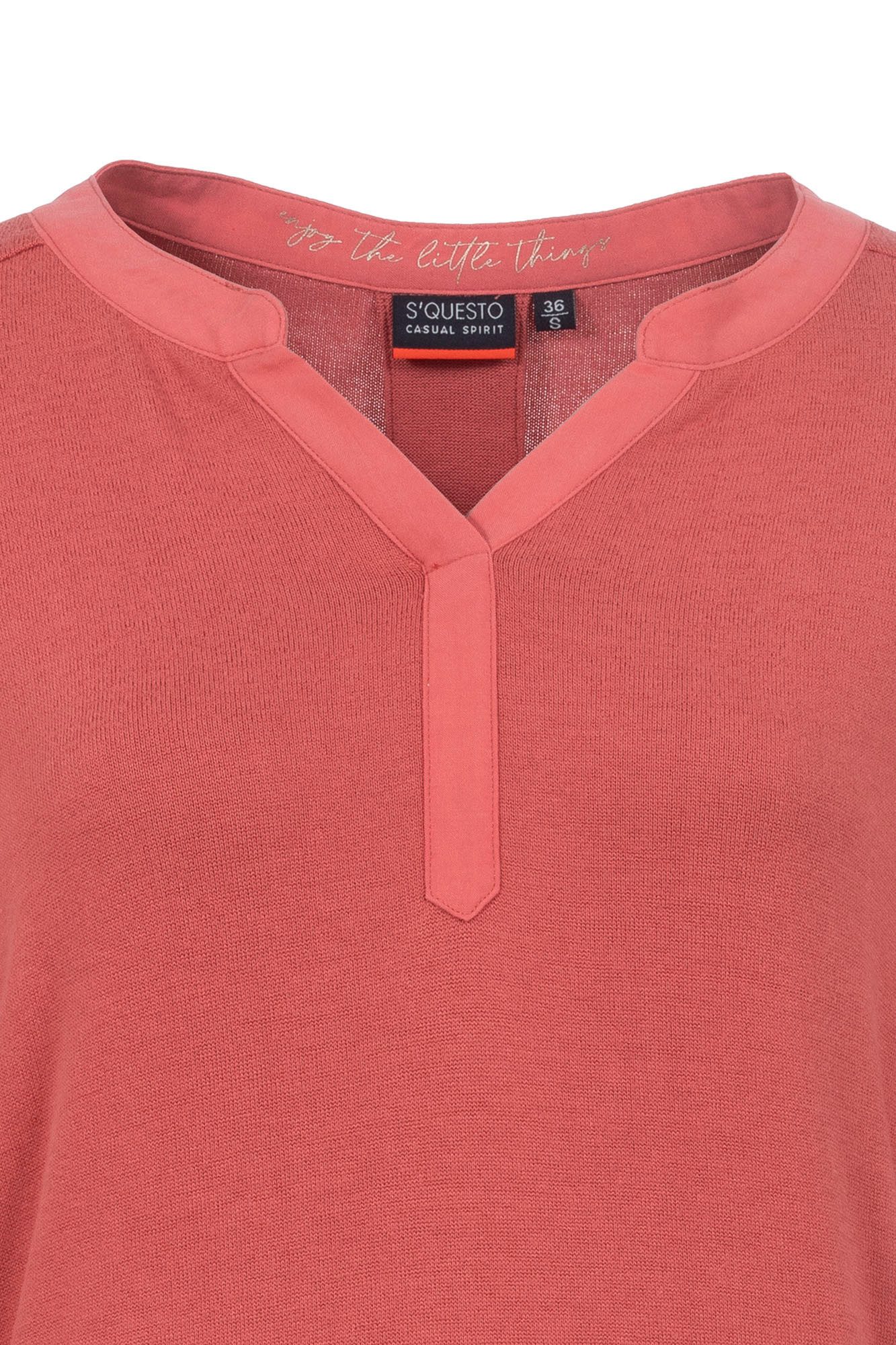 S'questo Kurzarmpullover Strick 3/4