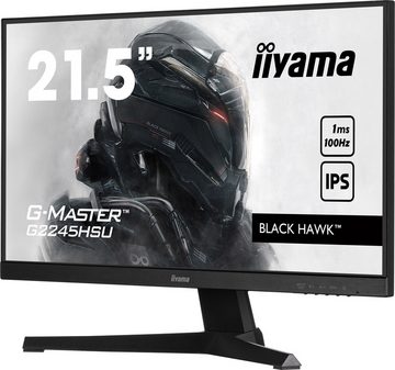 Iiyama G2245HSU-B1 Gaming-Monitor (54,5 cm/21 ", 1920 x 1080 px, Full HD, 1 ms Reaktionszeit, 100 Hz, IPS)