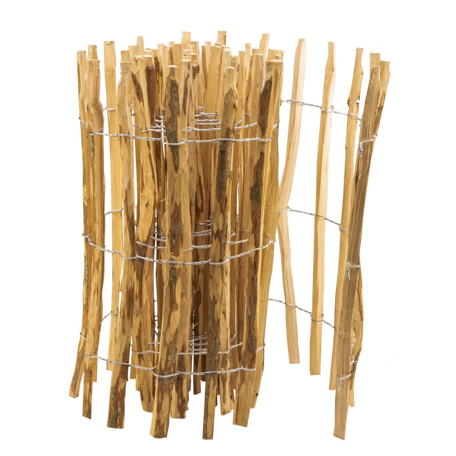 BooGardi Staketenzaun Gartenzaun Haselnuss, (50 cm hoch Länge 5m