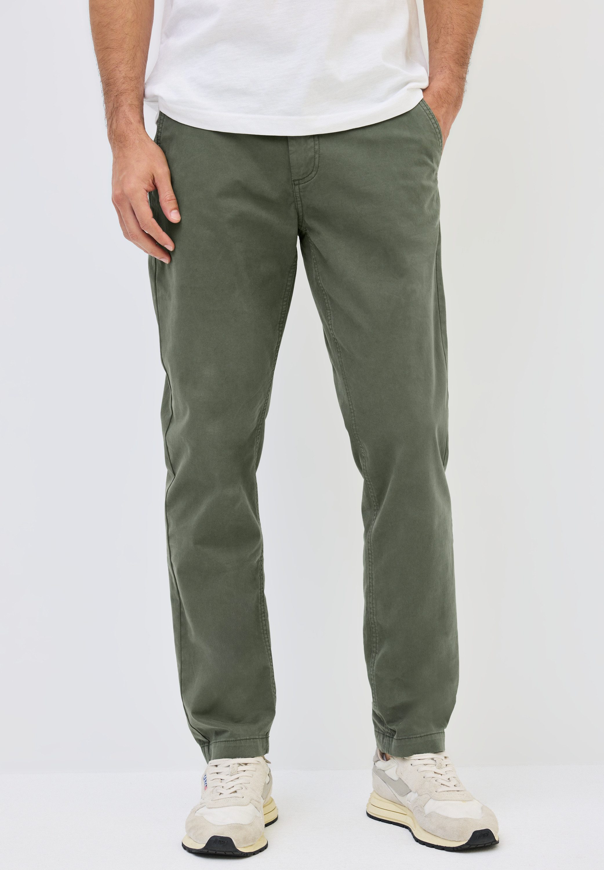 STREET ONE MEN Chinohose aus Baumwolle günstig online kaufen