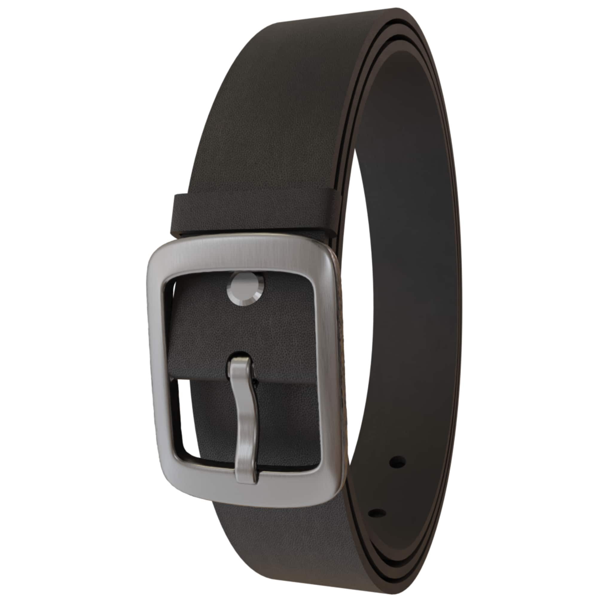 KMISSO Ledergürtel Damen Leder Gürtel Verstellbar Rechteckiger Rahmenschlie günstig online kaufen