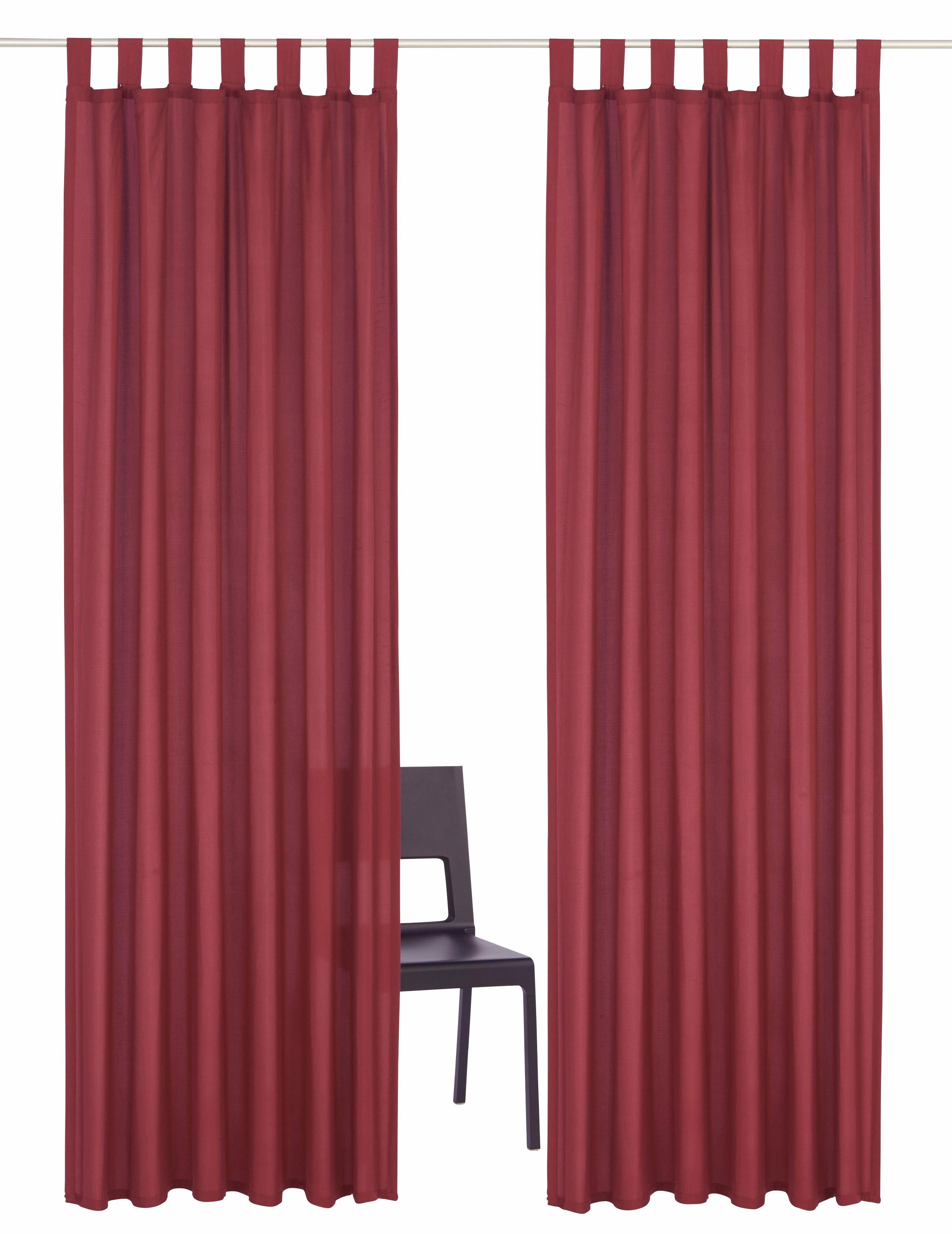 OTTO home Vorhang Parry (2 St), Schlaufen, blickdicht, Polyester, 2-er Set, günstig online kaufen