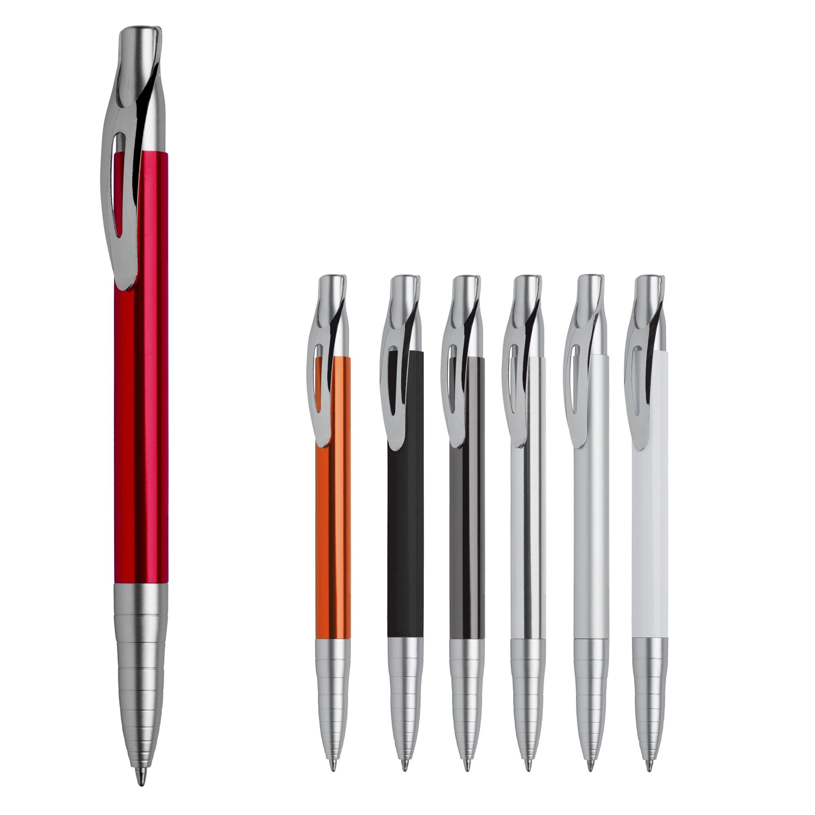 Kugelschreiber 7x Kugelschreiber / aus Metall / 7 Farben