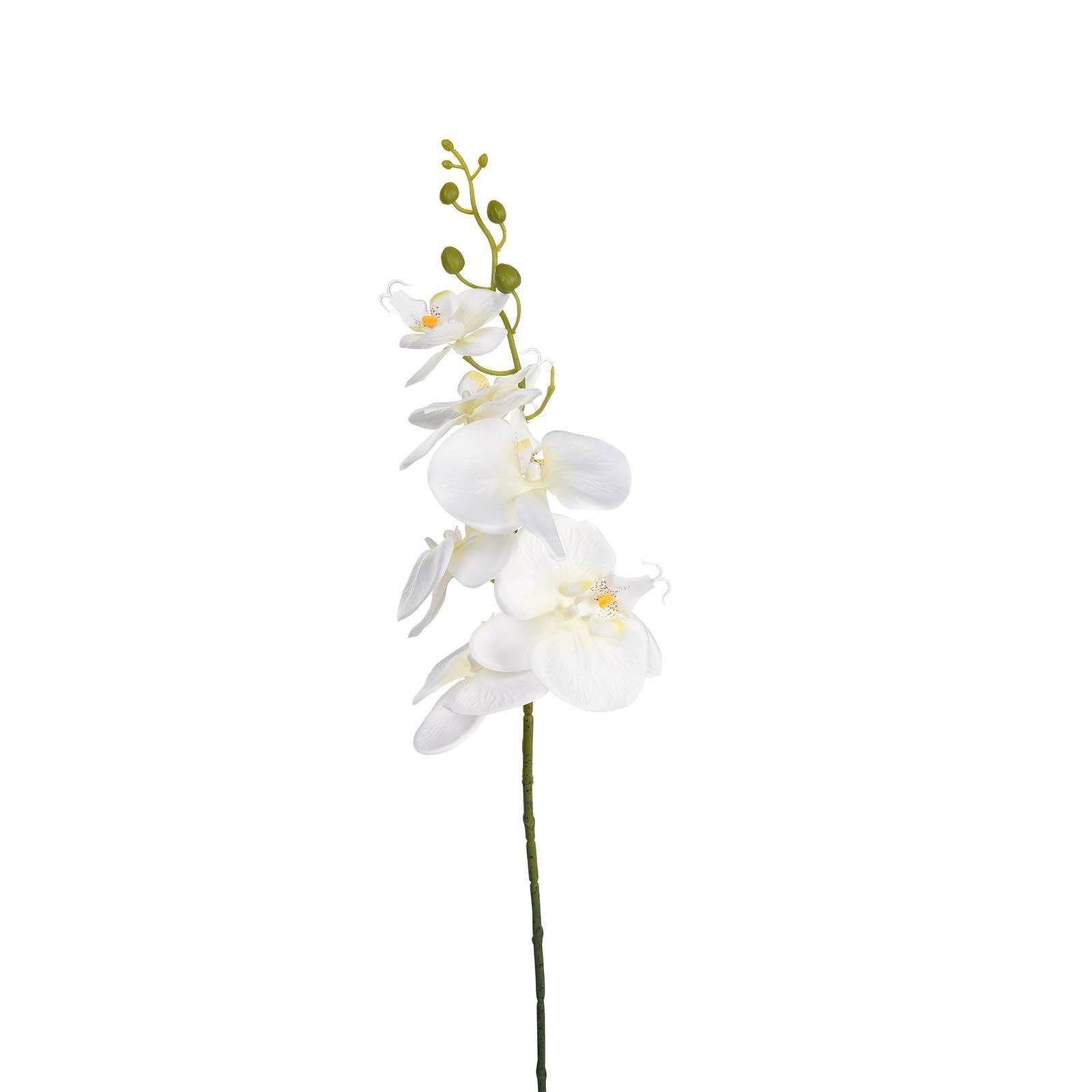 Kunstblume Kunst-Stielblume Orchidee Phalaenopsis, Polyethylen, 86 aus Depot, L Zentimeter Draht