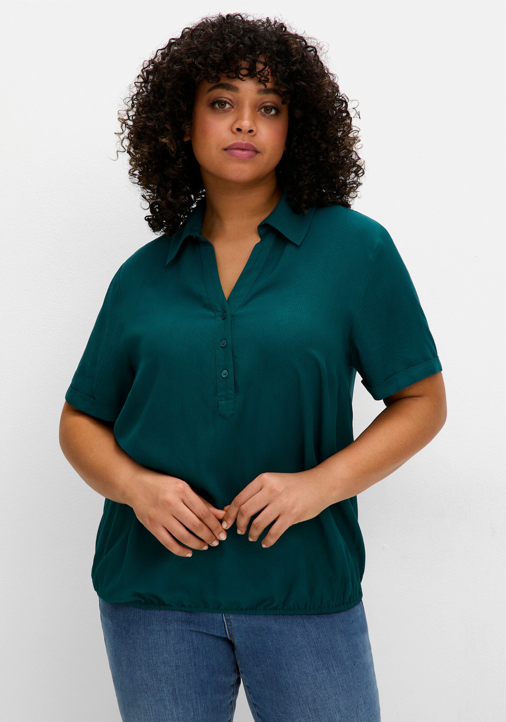 Sheego Klassische Bluse Tunika . günstig online kaufen
