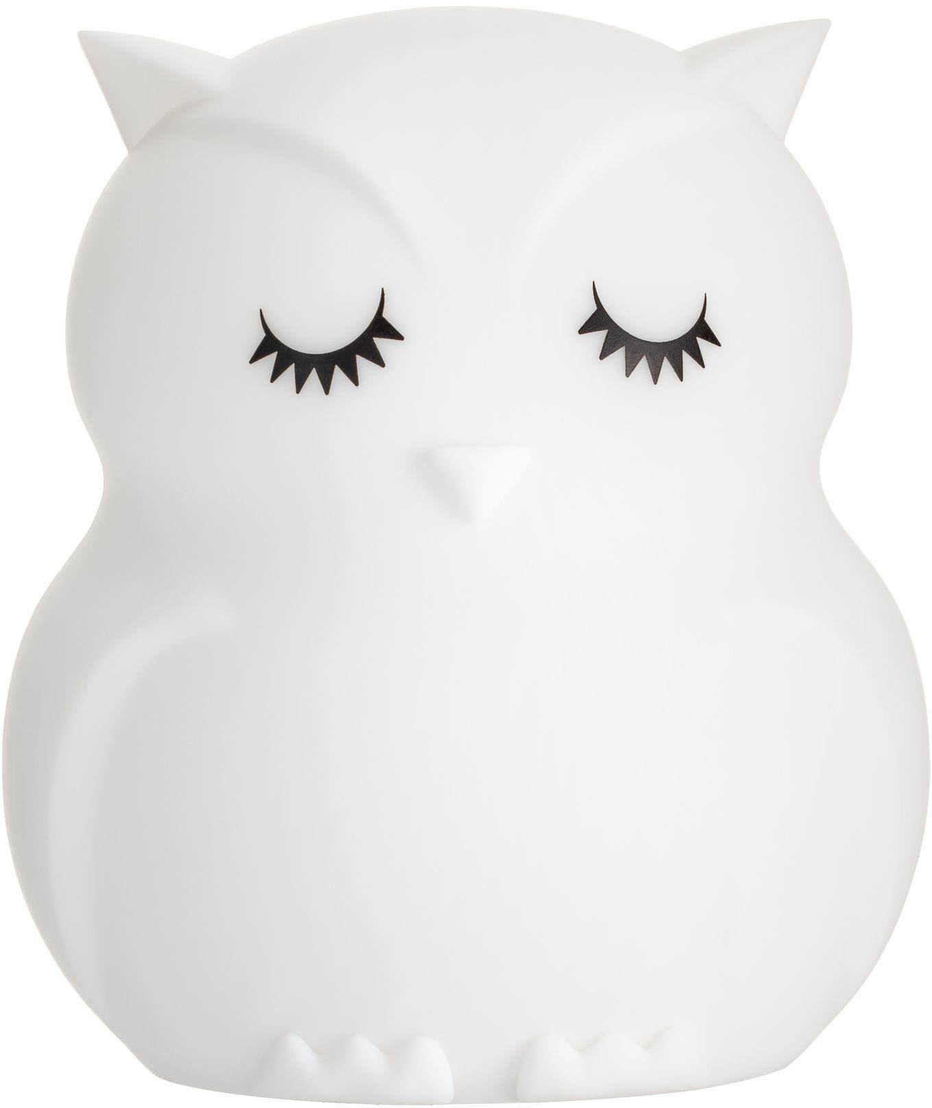 Pauleen LED Nachtlicht Night Owl, LED-Modul, 2,5W, Farbwechselfunktion Silikon, Farbwechsler, USB, Farbwechsel, LED Weiß, integriert, fest 5V
