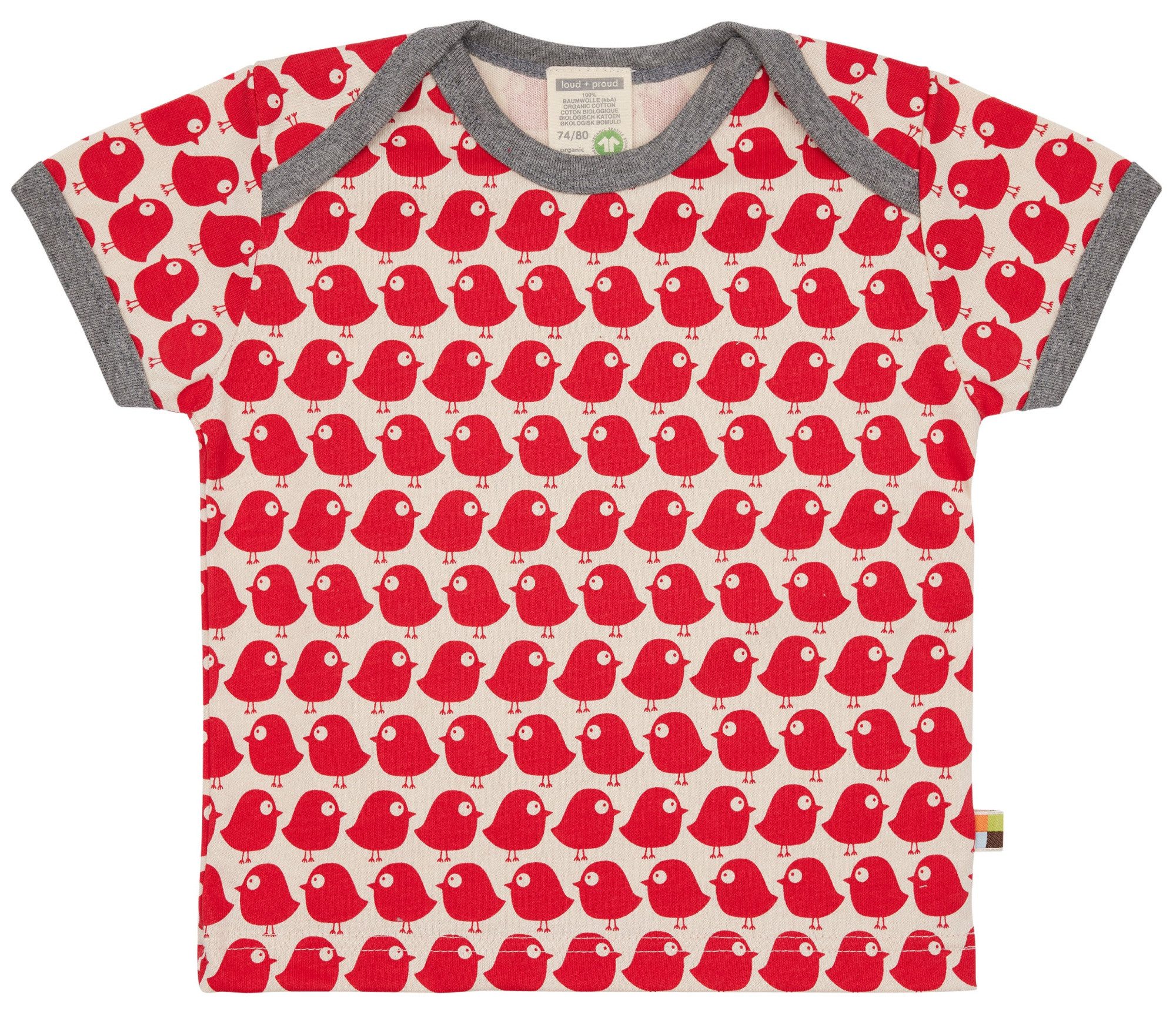 loud + proud T-Shirt mit Vogel günstig online kaufen