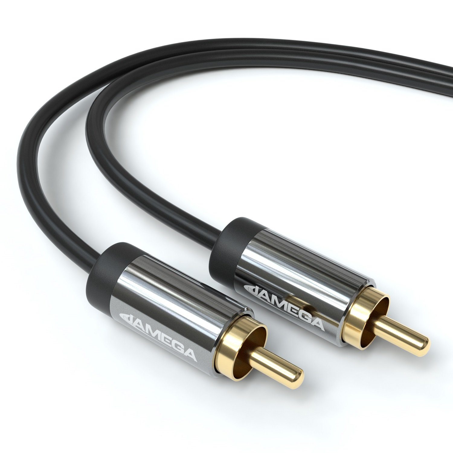 Subwoofer Kabel Cinch RCA Kabel Digitales Koaxial HiFi Audio Kabel 2x Audio-Kabel