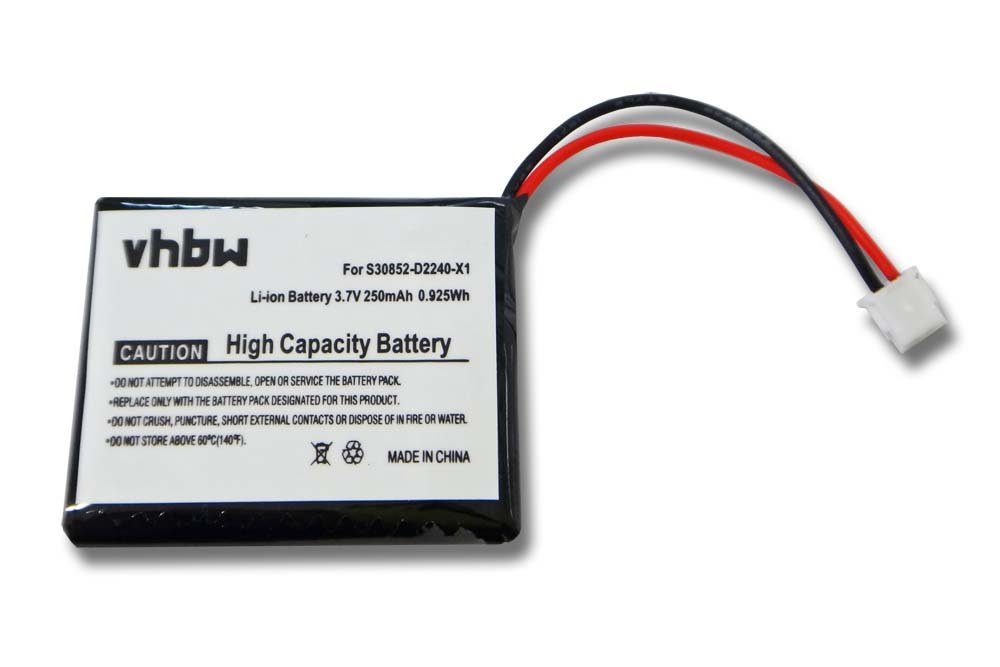 vhbw Akku passend für Siemens Gigaset L470, L410 Festnetz & DECT (250 mAh, Akku Akku Li-Ion 250 mAh (3,7 V, 1 St), Leistungsfähiger Austausch-Akku für Telefon, Festnetz oder schnurloses